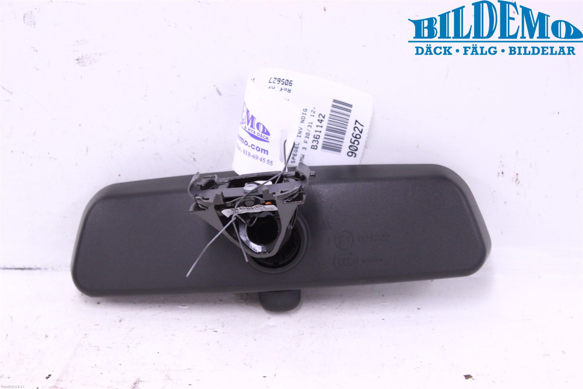 BMW 3 F30/F31/F80 12-19 Spegel Invändig