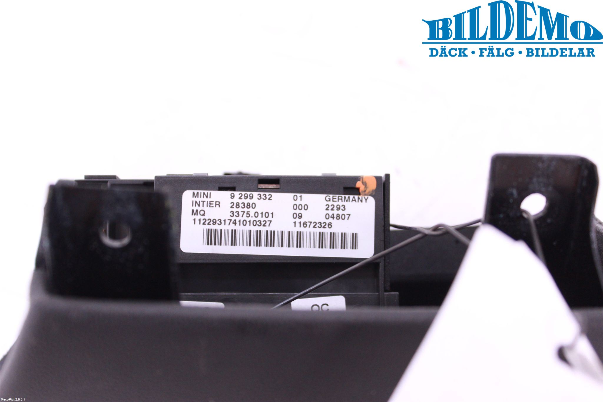 Mini COUPE R58 10-15 Tändlås