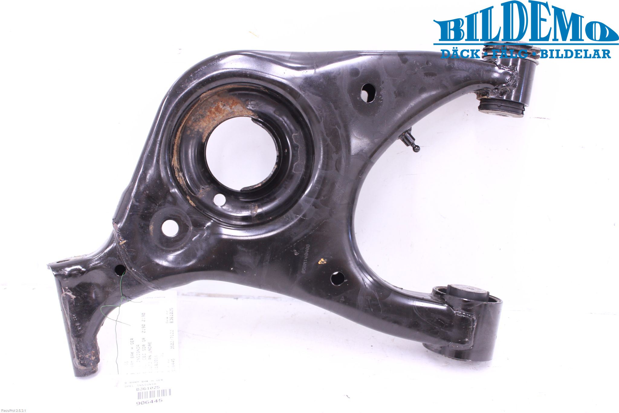 Opel INSIGNIA 09-16 Bärarm Bak Höger