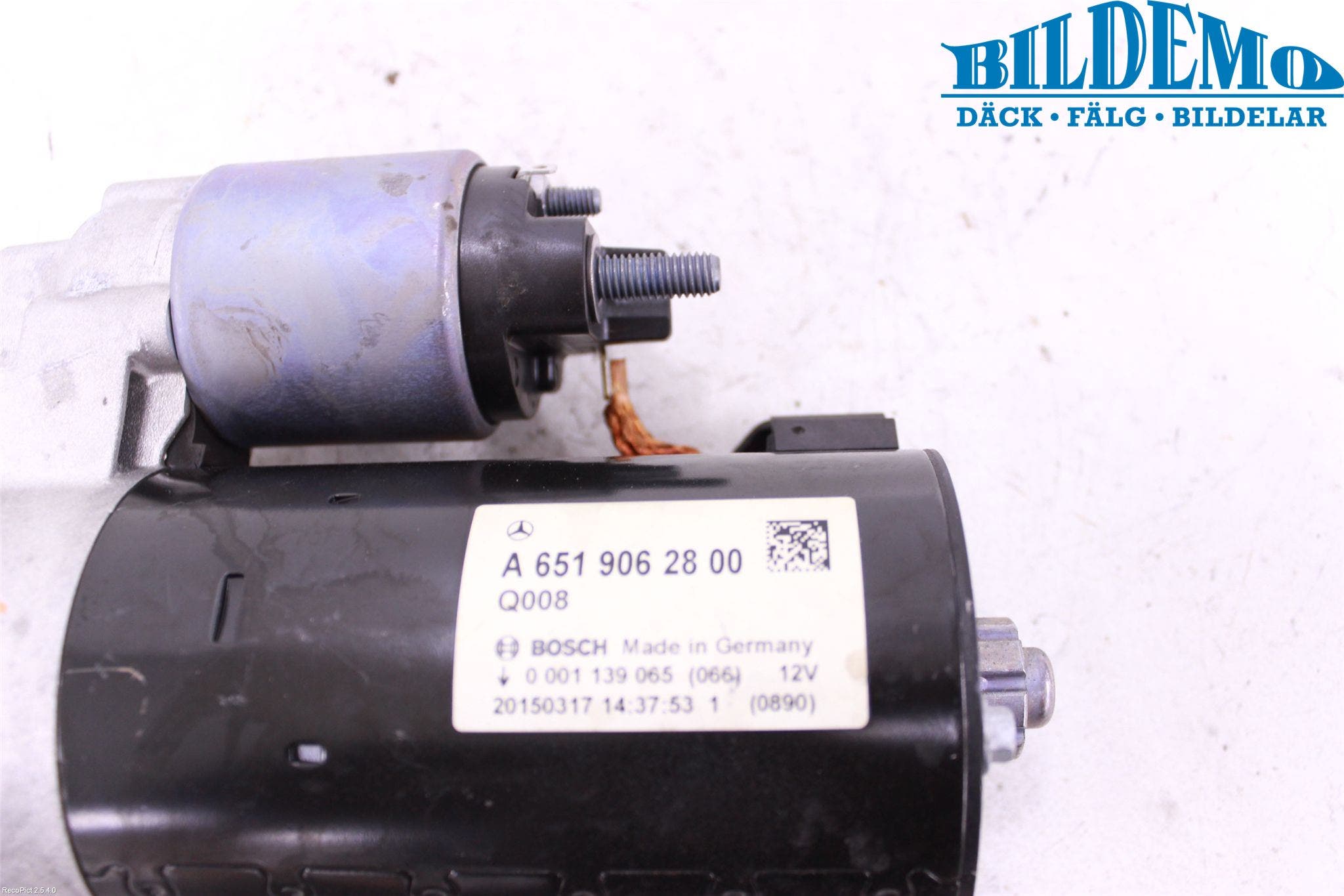 Mercedes-Benz MB E-KLASS (W212) 09-16 Startmotor Diesel