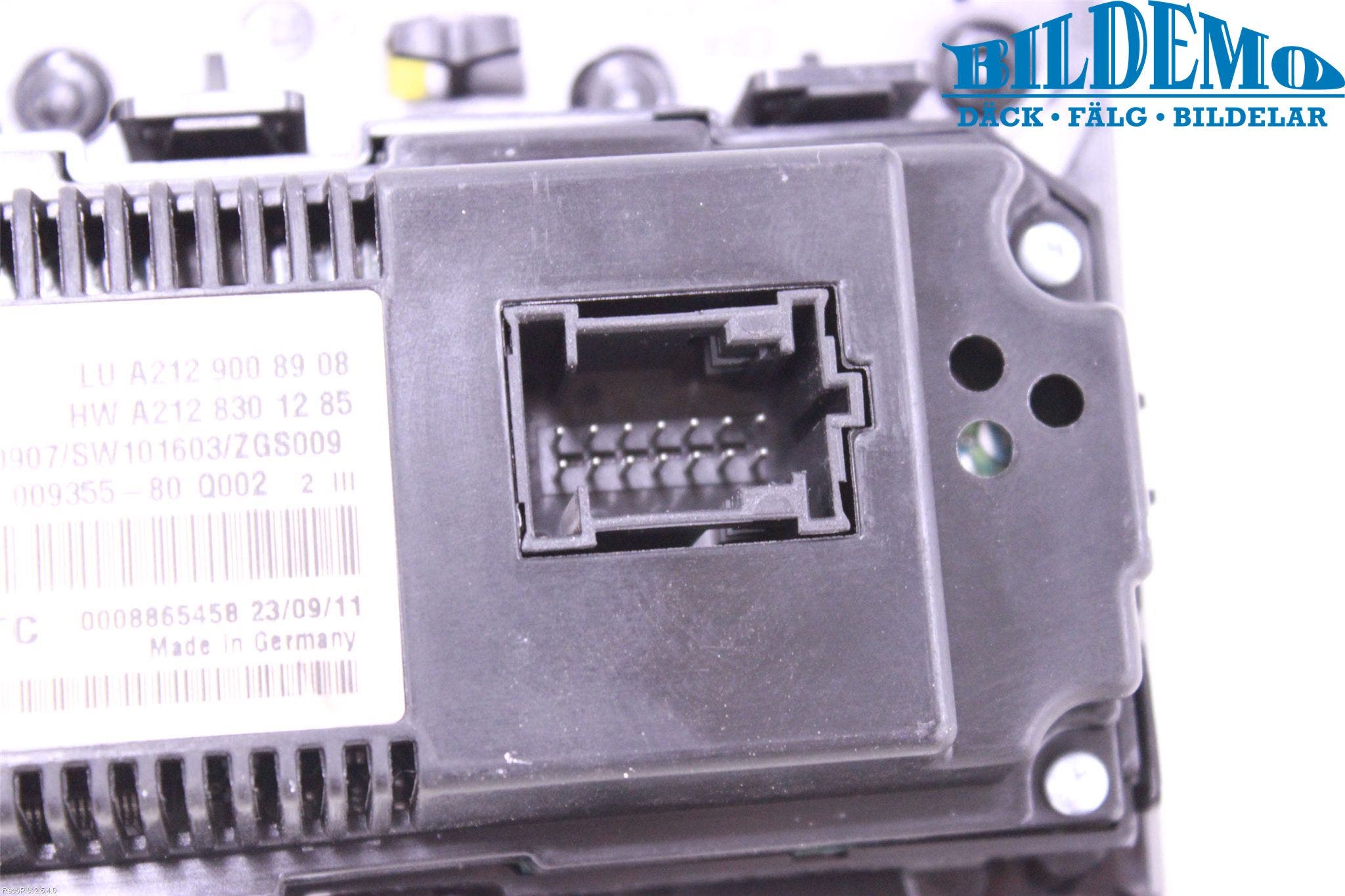 Mercedes-Benz MB E-KLASS (W212) 09-16 Ac Styrenhet Ac Manöveren