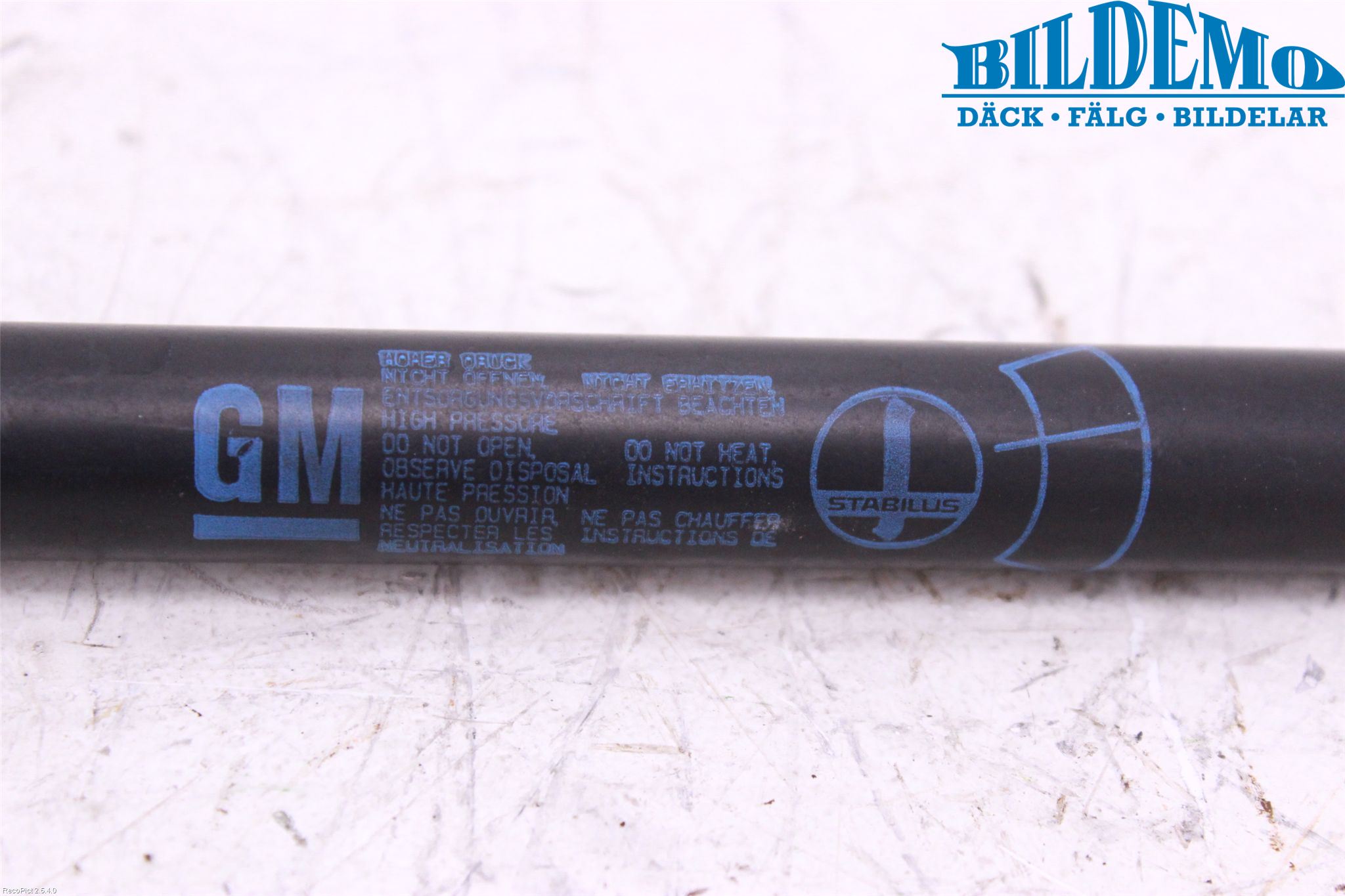 Opel MERIVA A   03-10 Gasfjäder Baklucka