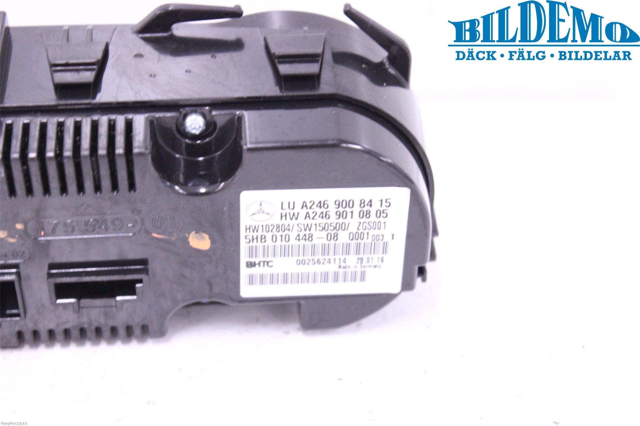 Mercedes-Benz MB A-KLASS (W176) 13-18 Ac Styrenhet Ac Manöveren