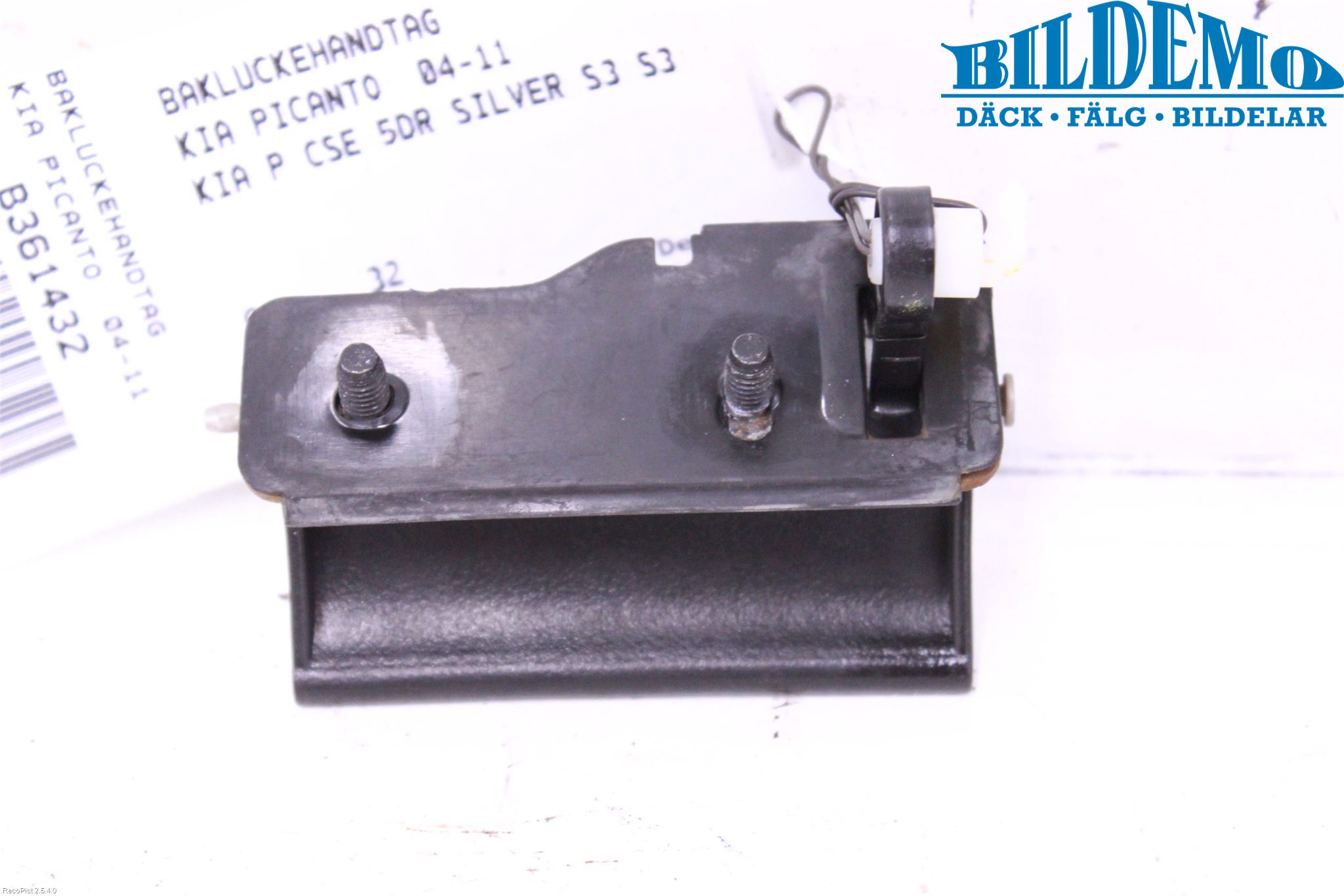 Kia PICANTO    04-11 Bakluckehandtag