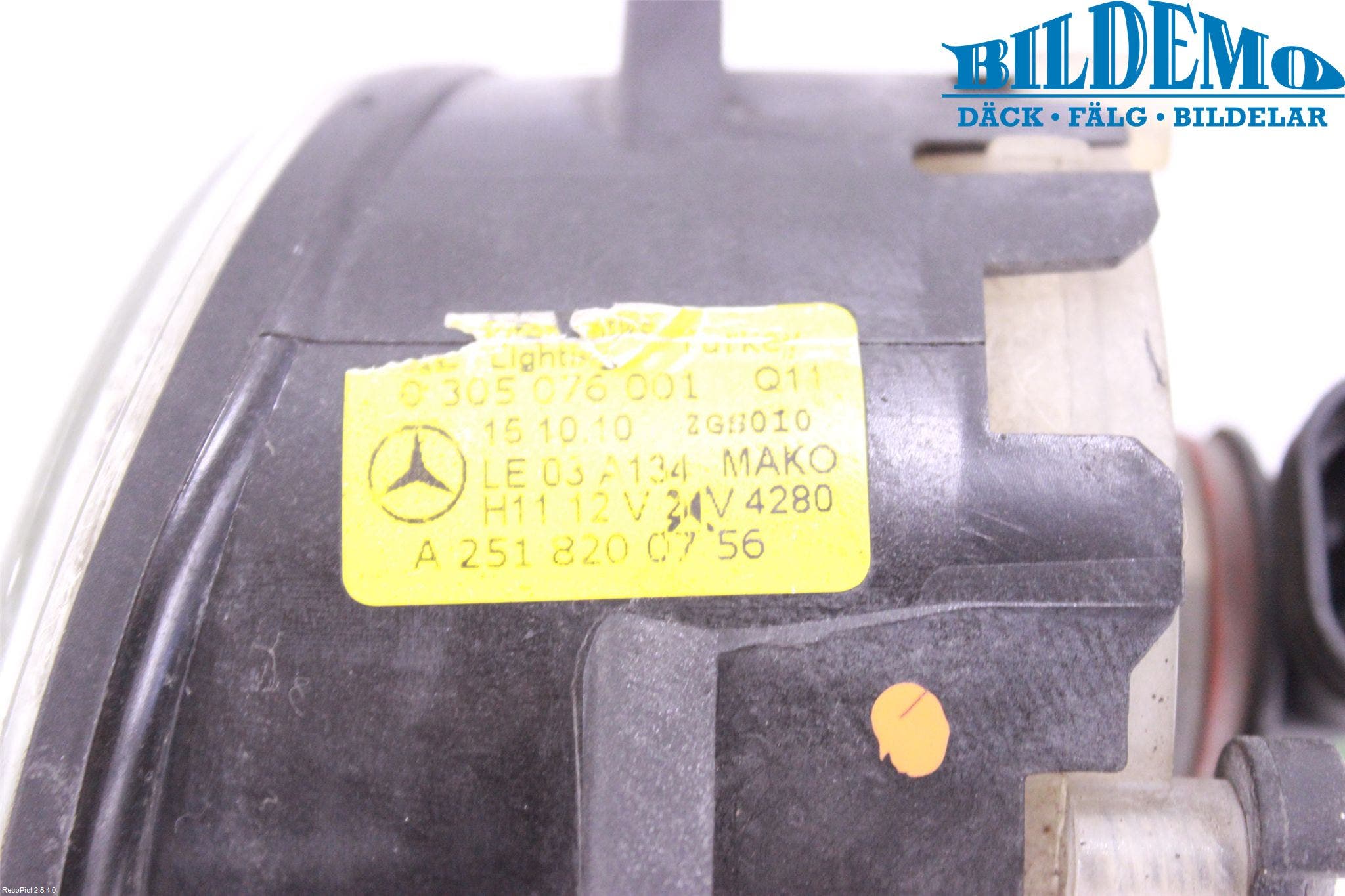 Mercedes-Benz MB B-KLASS (W245) 05-12 Dimljus-Varselljus Fram