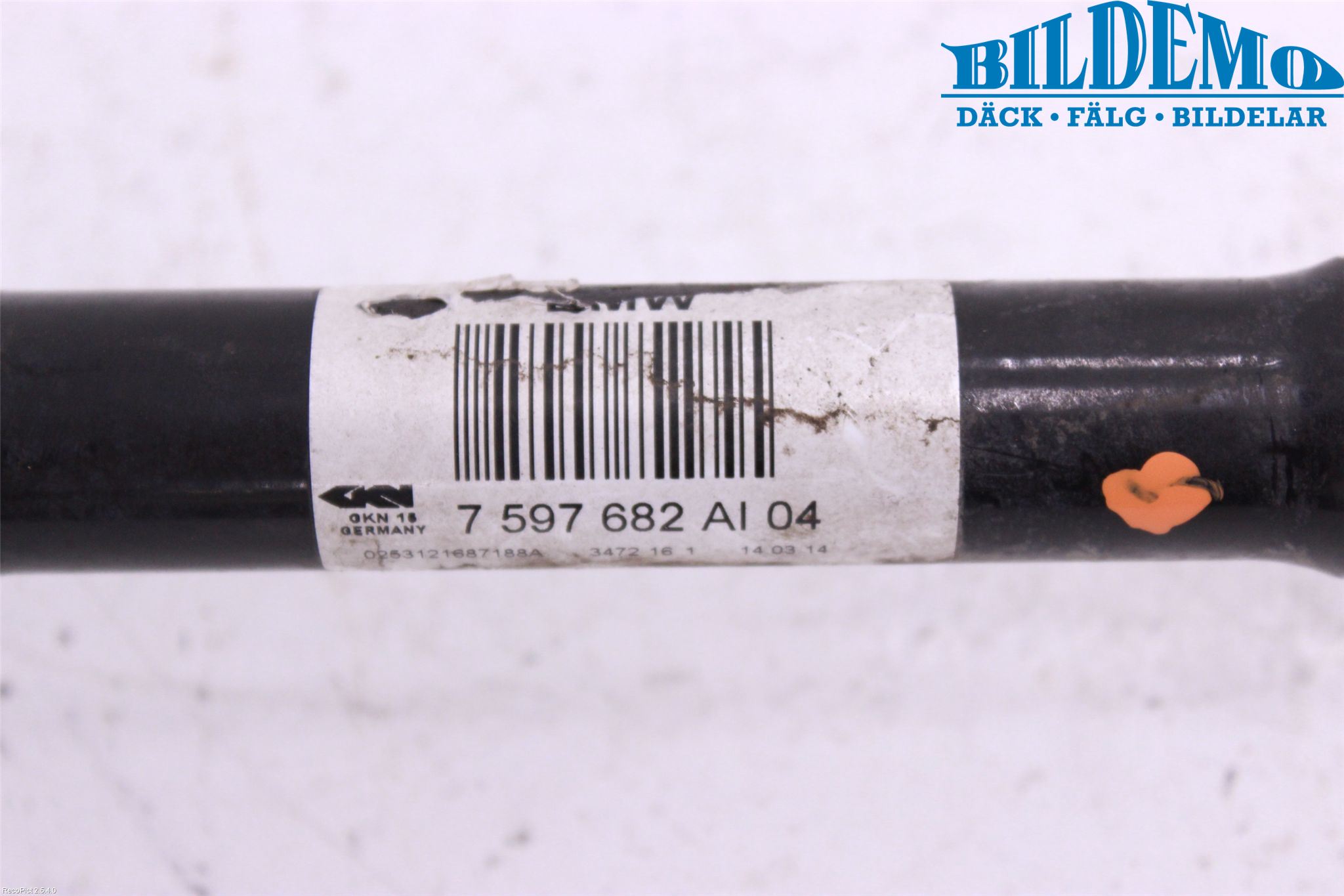 BMW 3 GT F34 13-19 Drivaxel Bak Höger