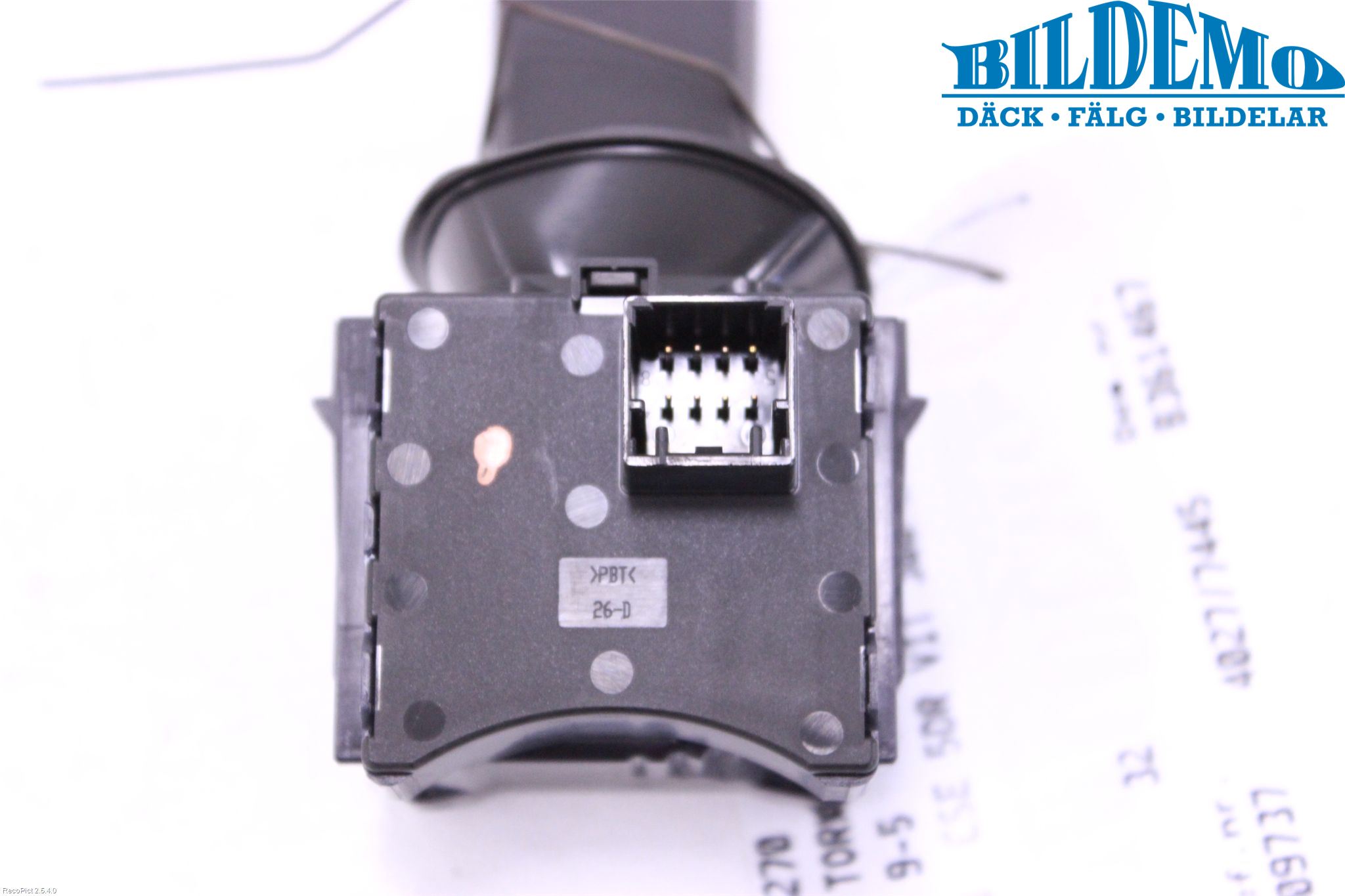 Saab 9-5 10-12 Spak Torkar-Spolomk