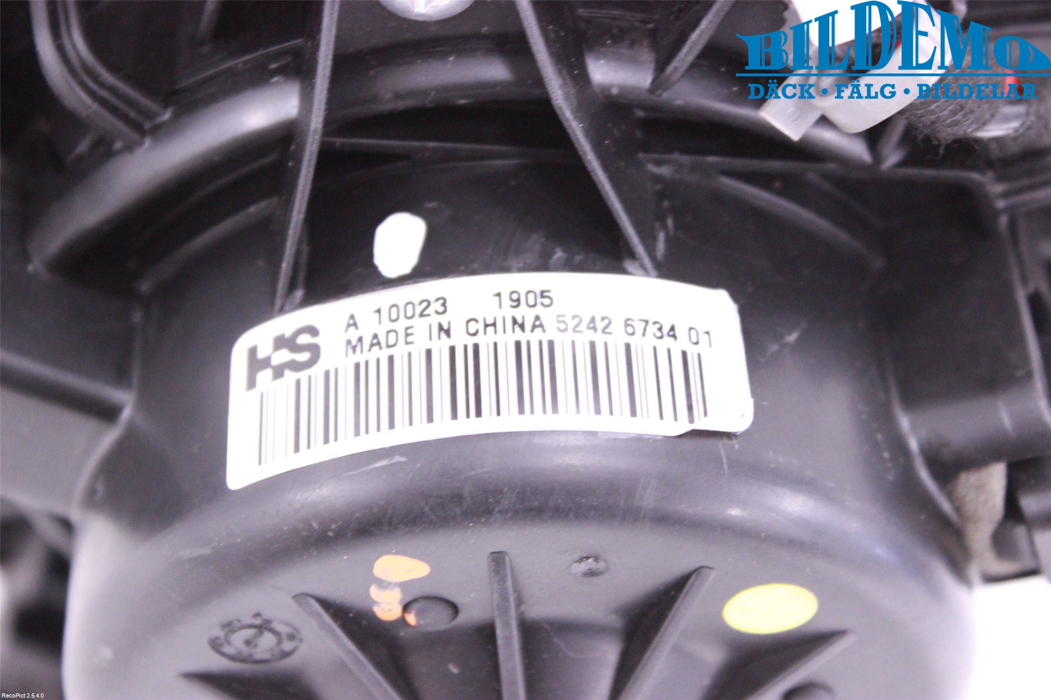 Saab 9-5 10-12 Värmefläkt