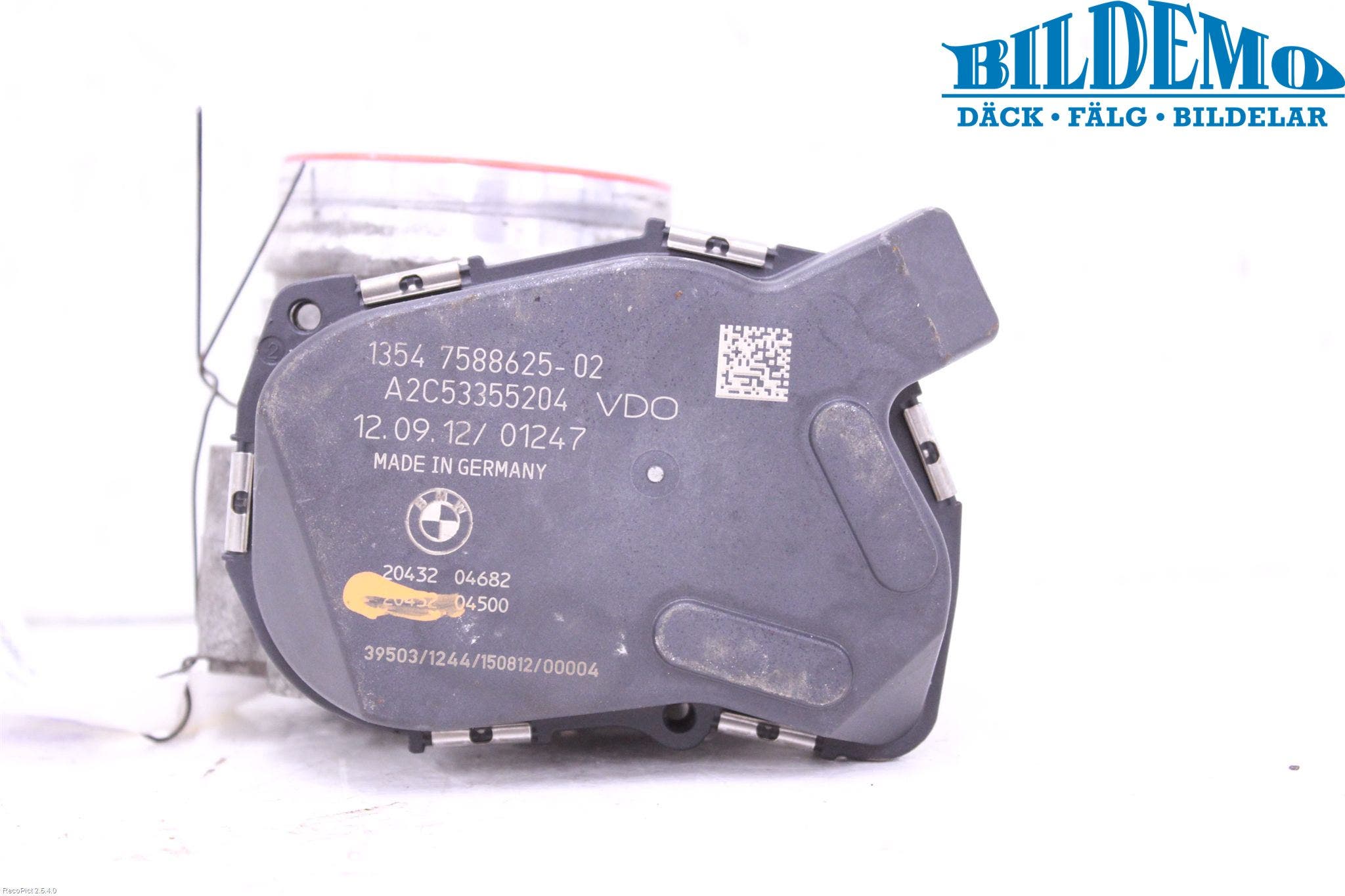 BMW 3 F30/F31/F80 12-19 Injspjällhus