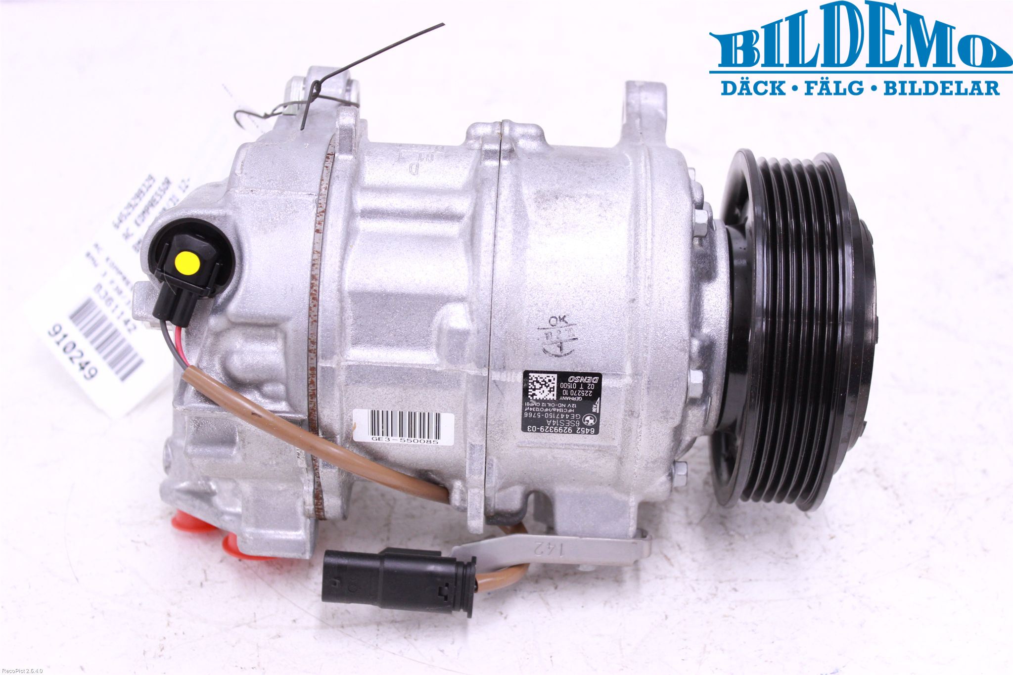 BMW 3 F30/F31/F80 12-19 Ac Kompressor