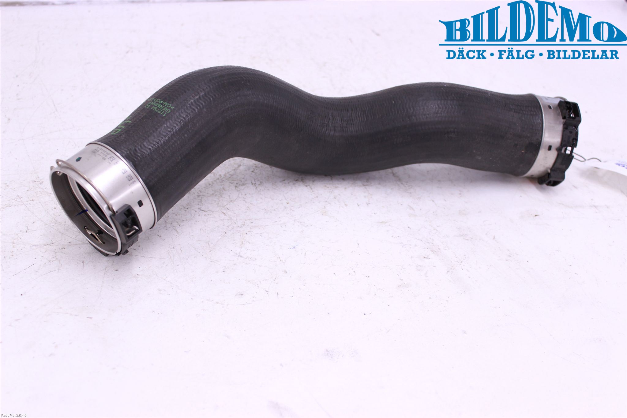 BMW 3 F30/F31/F80 12-19 Laddluft-Intercoolerrör