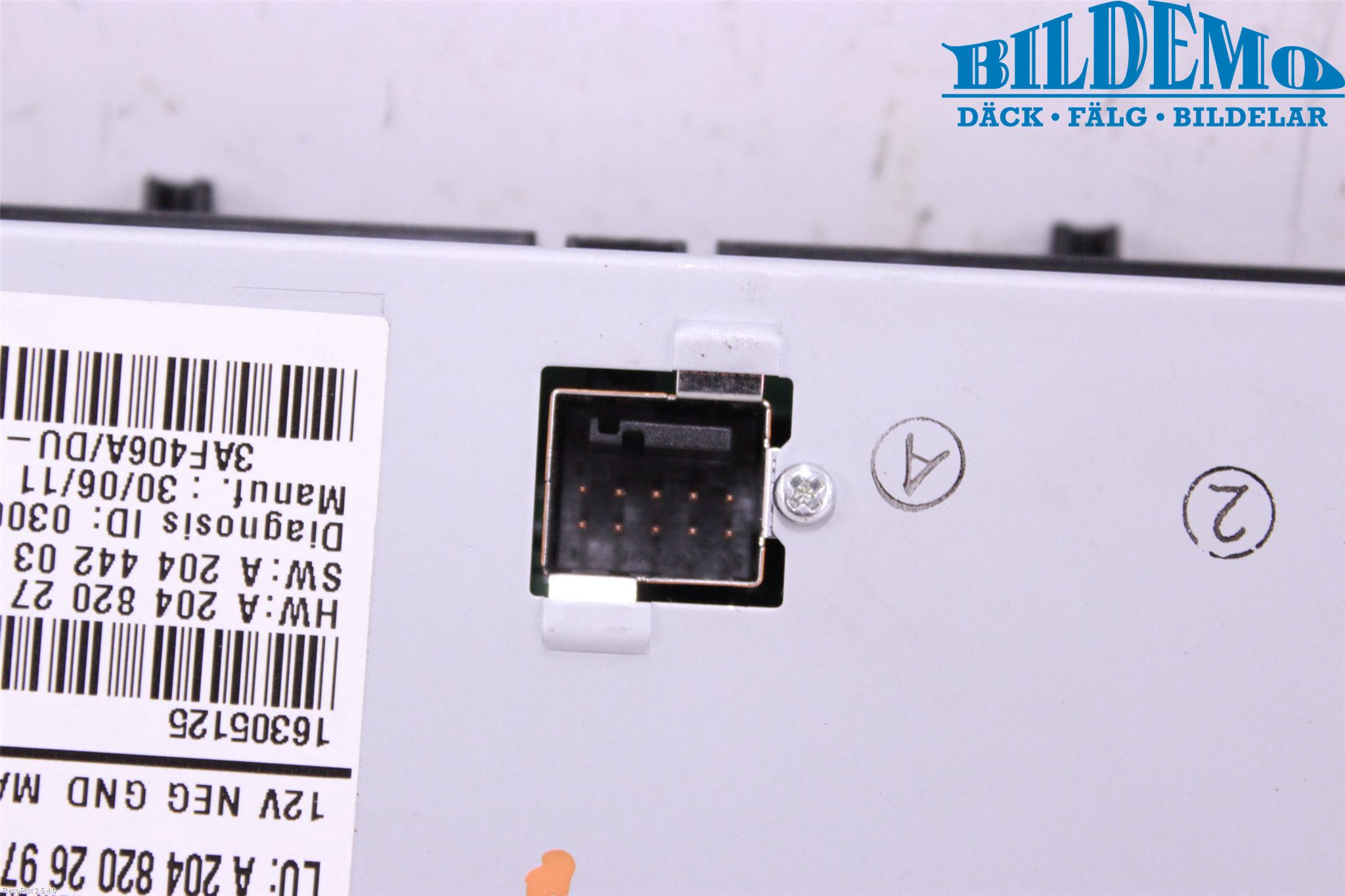 Mercedes-Benz MB GLK-KLASS (X204) 08-16 Kontrolldisplay
