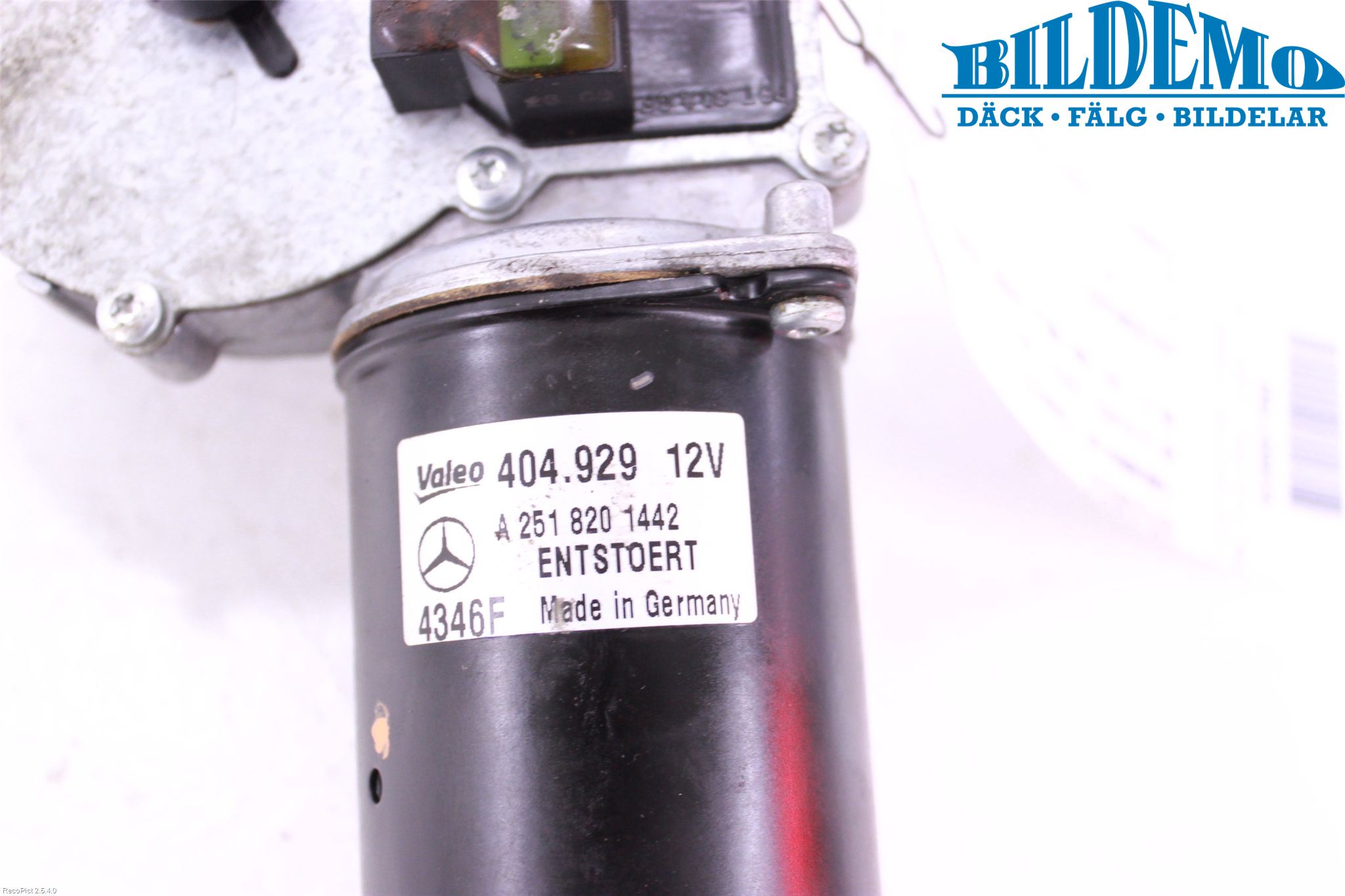 Mercedes-Benz MB R-KLASS (W251) 05-13 Torkarmotor Vindruta