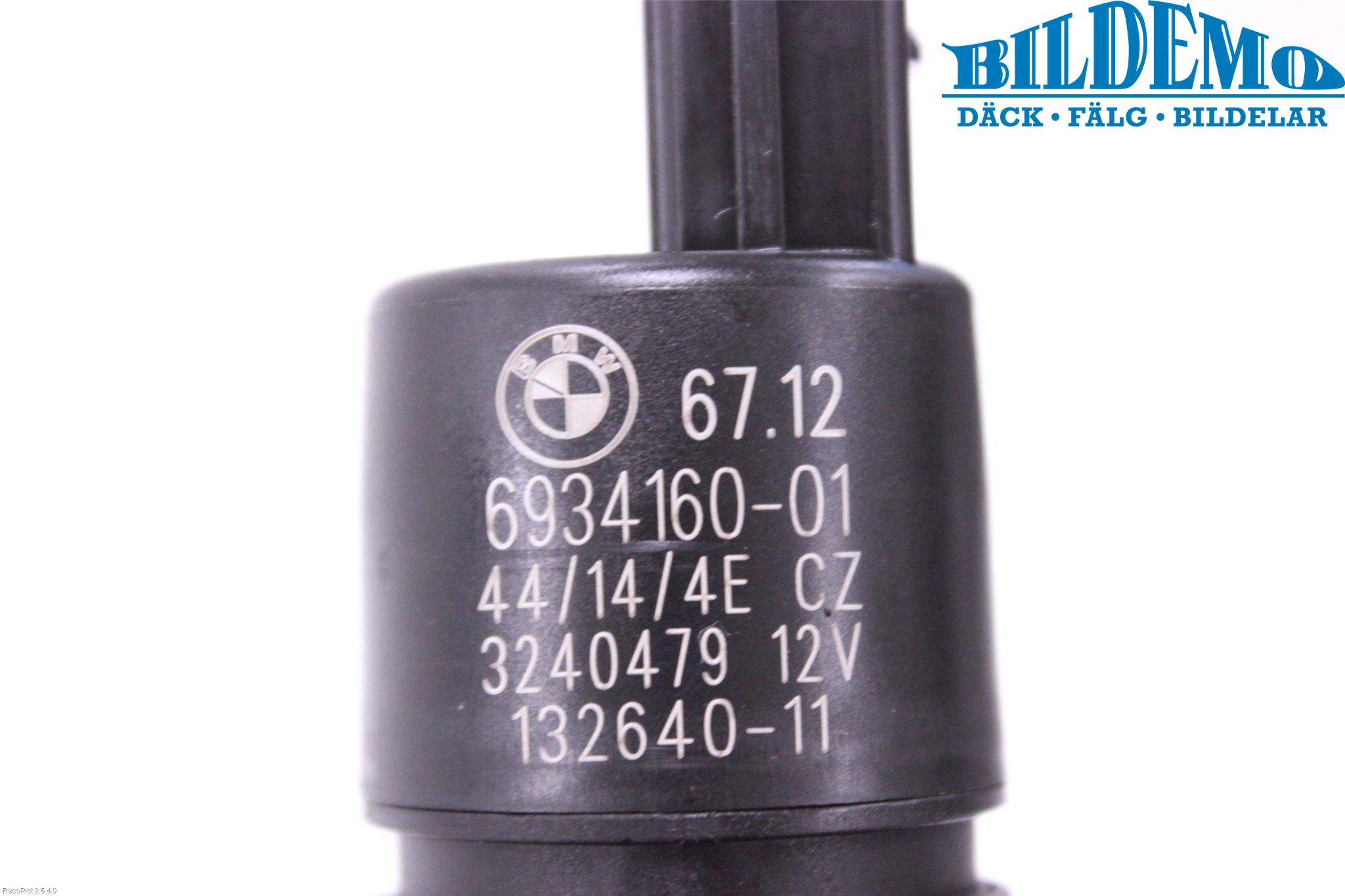 BMW 5 F10/F11/F18 09-17 Spolarpump Vindruta