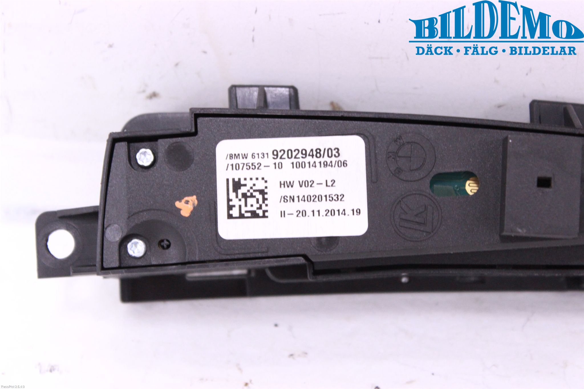 BMW 5 F10/F11/F18 09-17 Strömställare Multifunktion