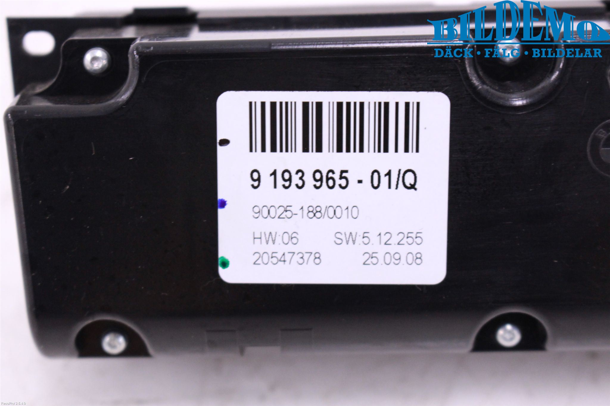 BMW X6 E71/E72   08-14 Ac Styrenhet Ac Manöveren