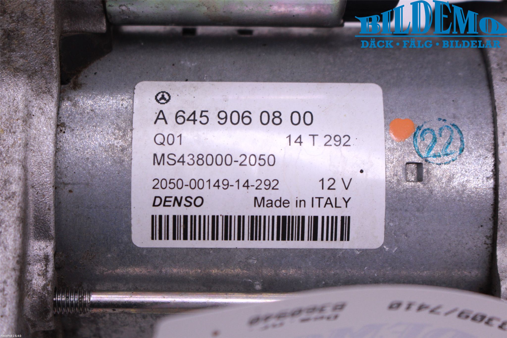 Mercedes-Benz MB B-KLASS (W246/W242) 12-19 Startmotor