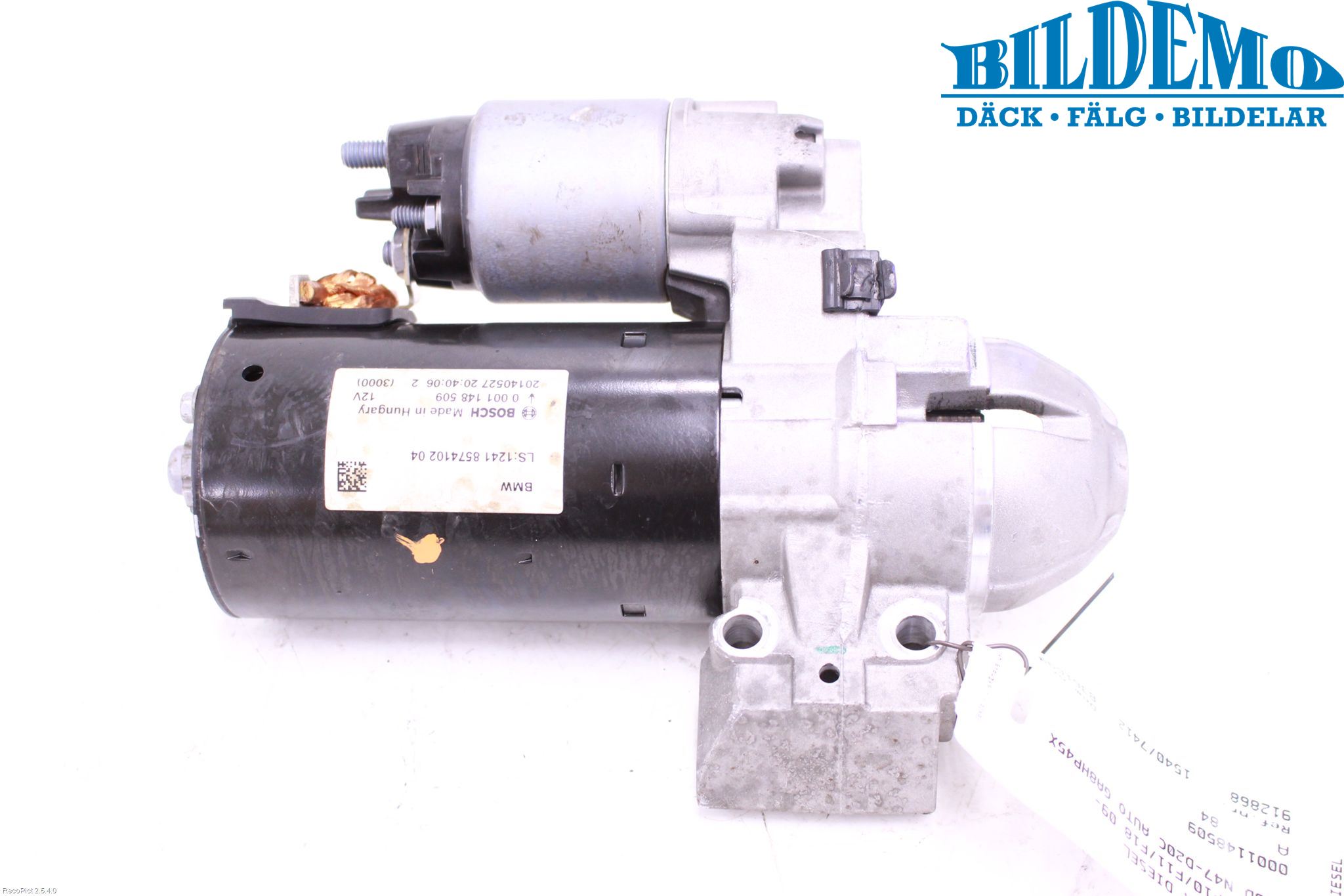 BMW 5 F10/F11/F18 09-17 Startmotor Diesel