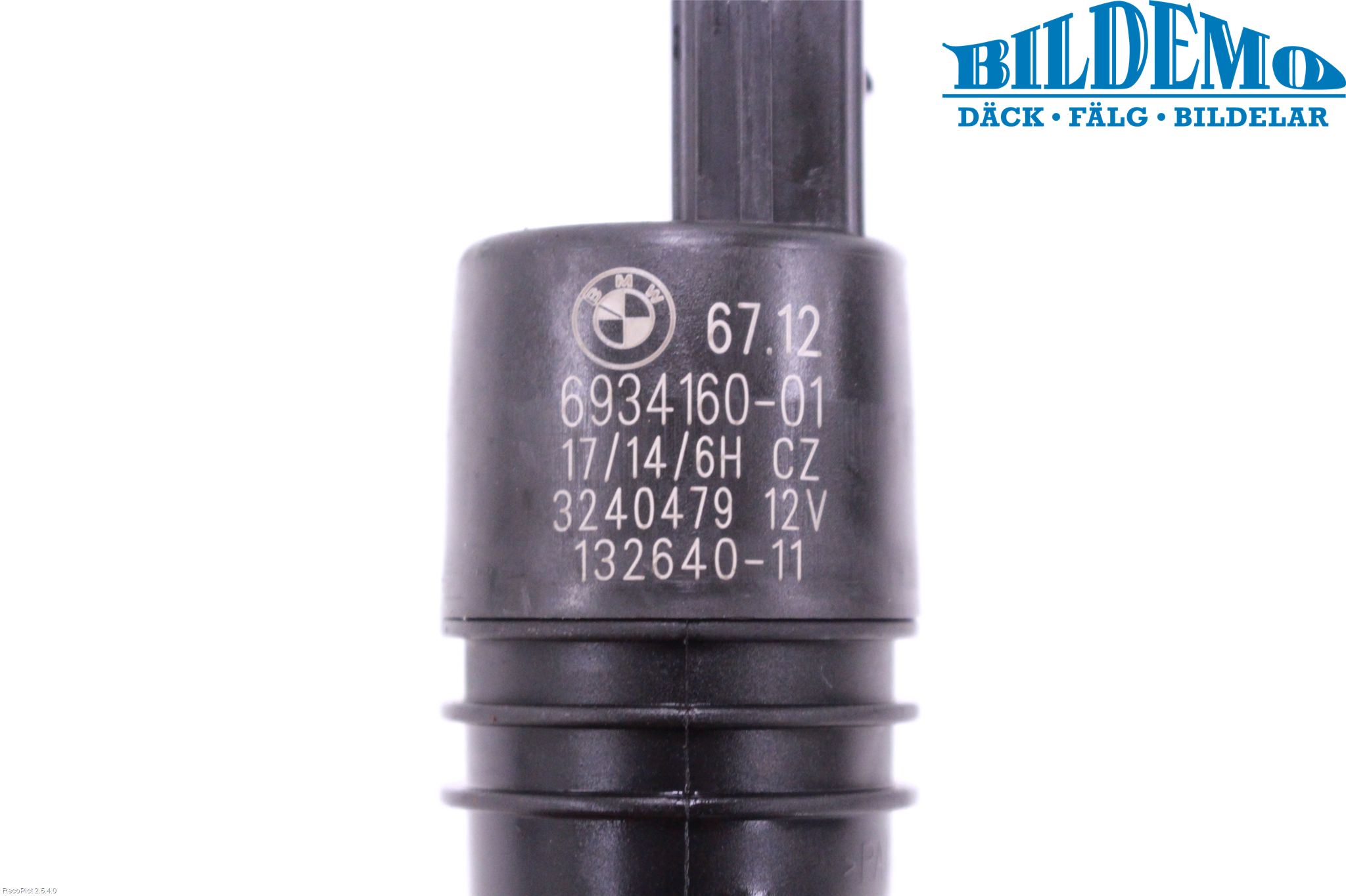 BMW 5 F10/F11/F18 09-17 Spolarpump Vindruta