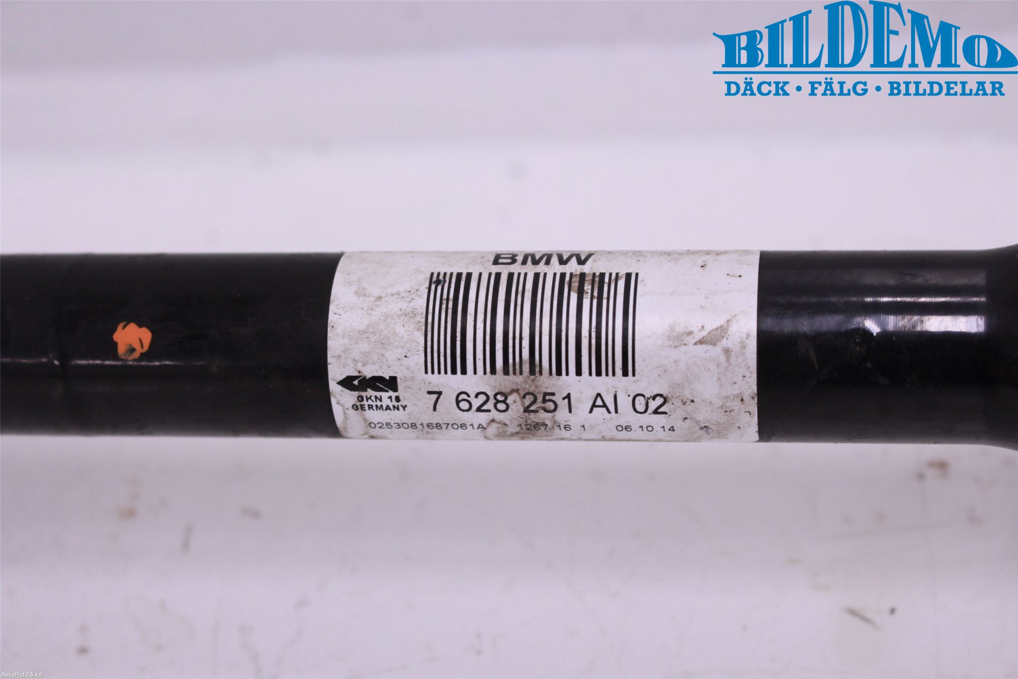 BMW 1 F20/F21 11-19 Drivaxel Bak Vänster