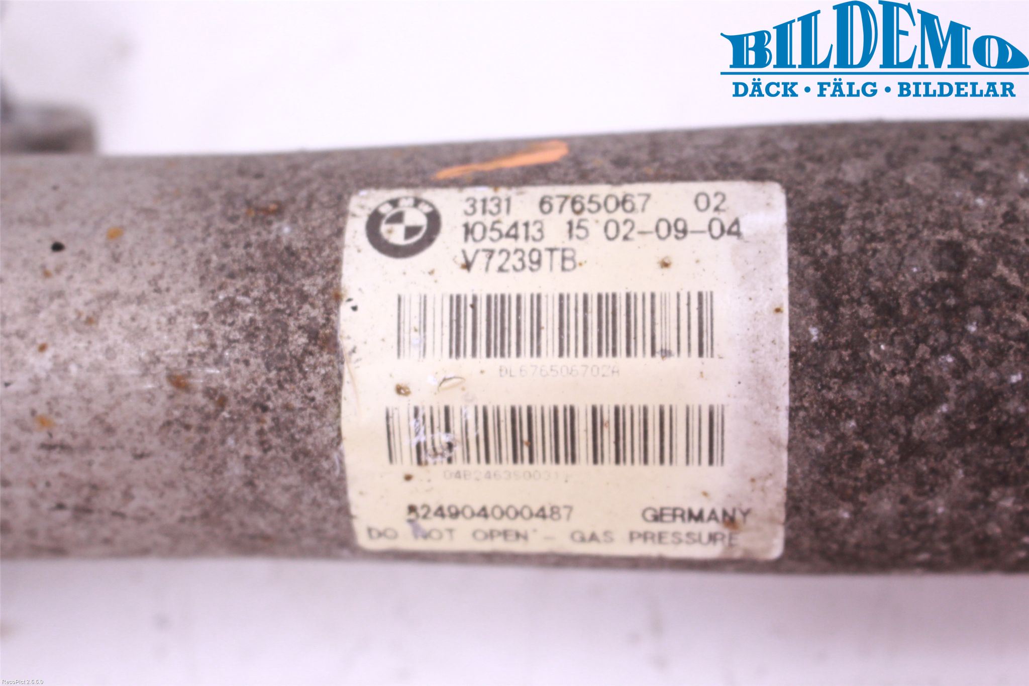 BMW 7 E65/66    00-08 Fjäderben Fram Vänster