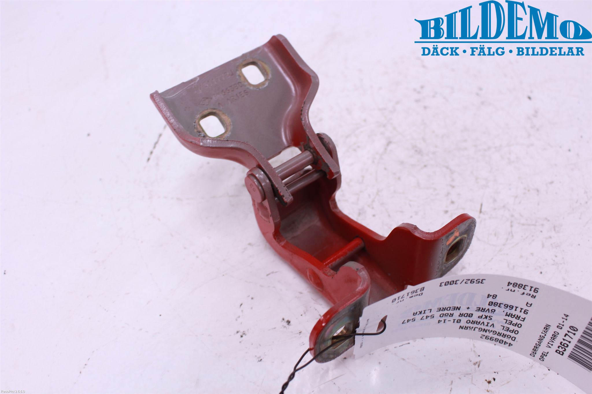 Opel VIVARO 01-14 Dörrgångjärn