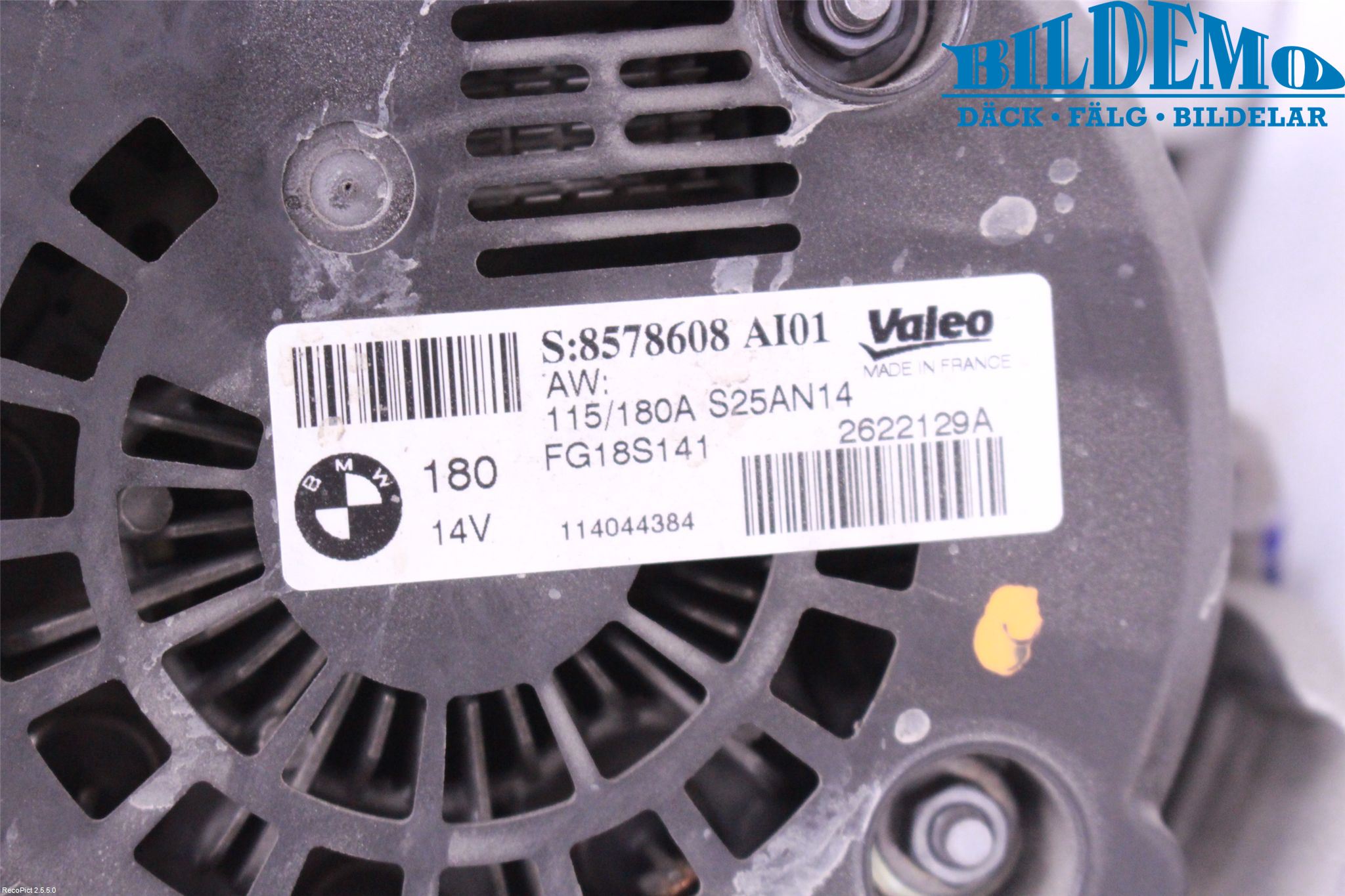 BMW 3 F30/F31/F80 12-19 Generator