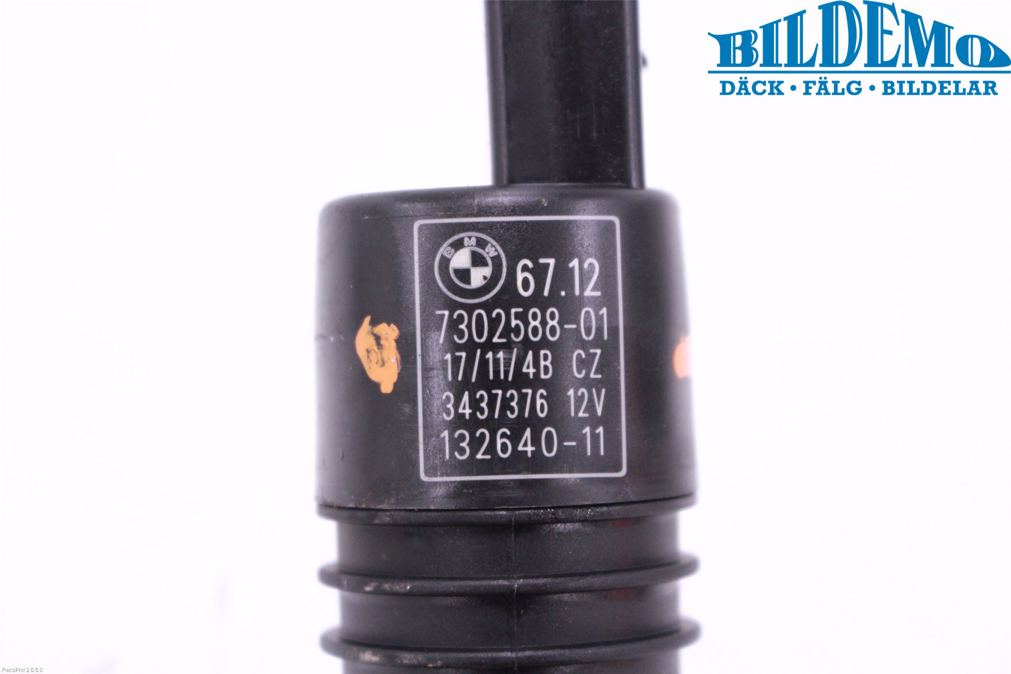 BMW 3 E90/91 SED/TOU 05-12 Spolarpump Baklucka