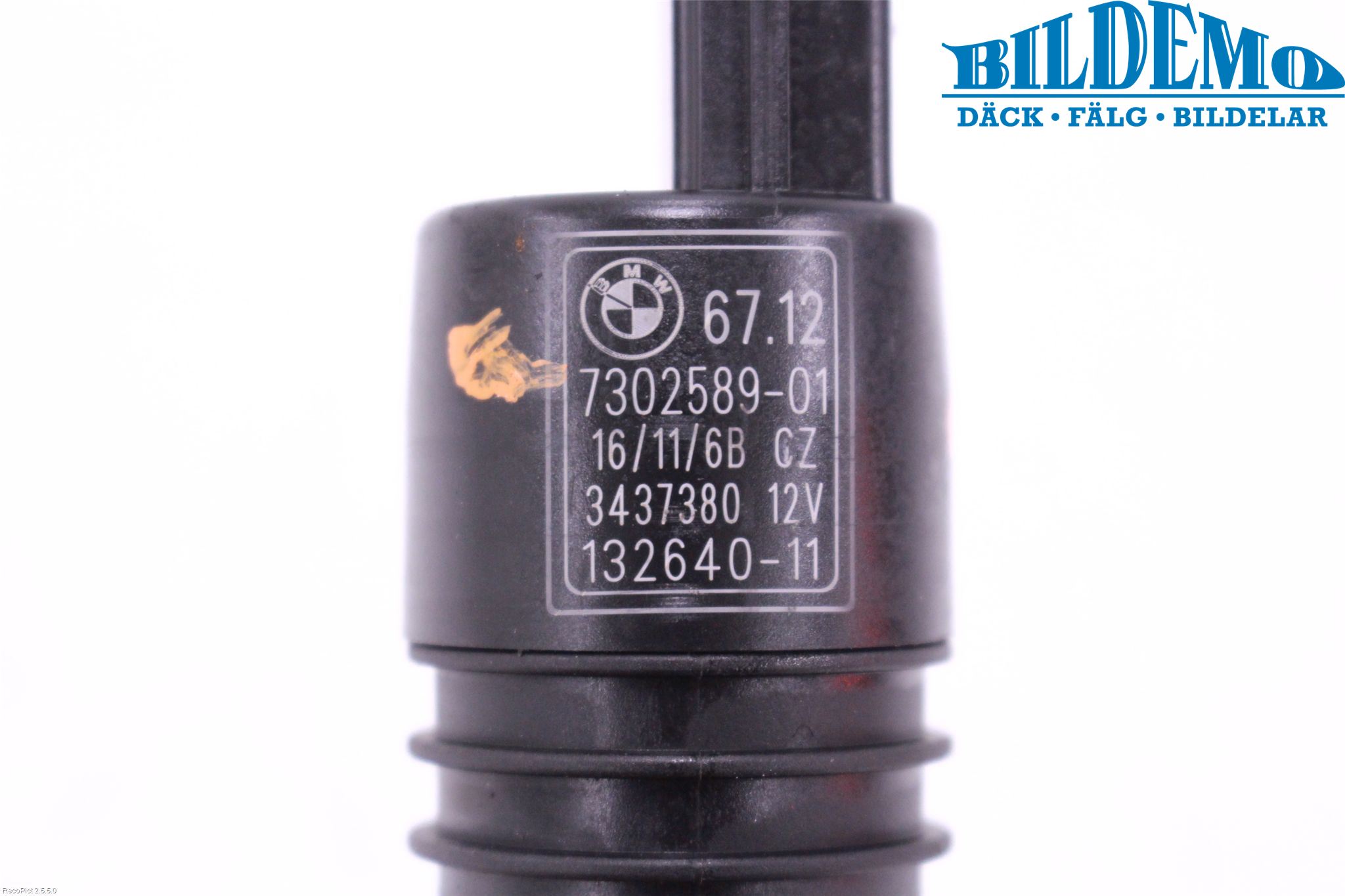 BMW 3 E90/91 SED/TOU 05-12 Spolarpump Vindruta