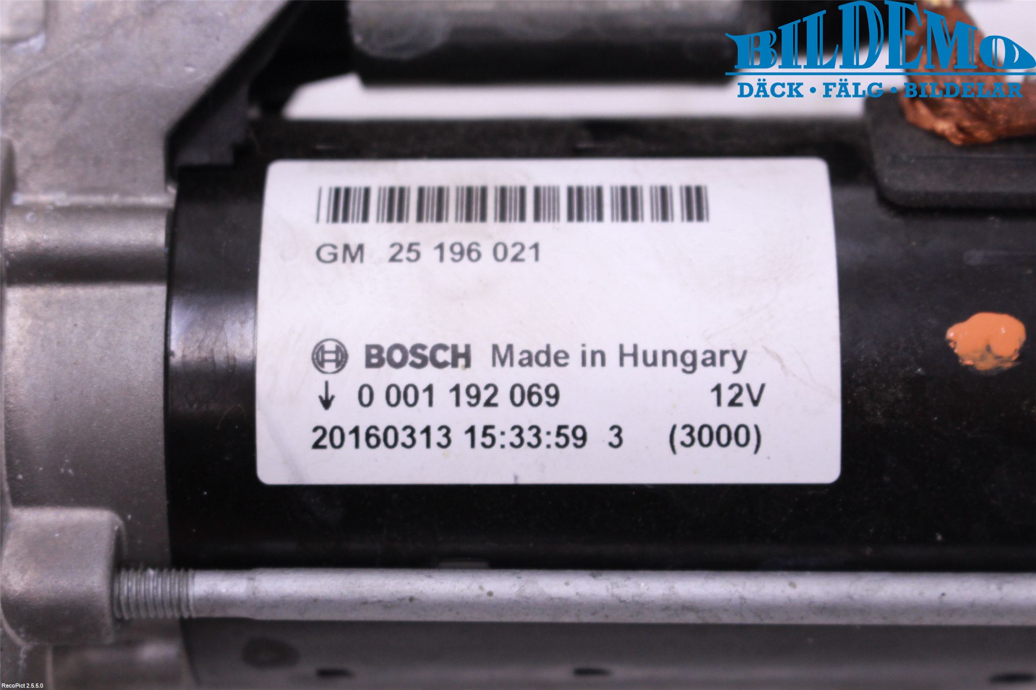 Opel CORSA E 15-19 Startmotor