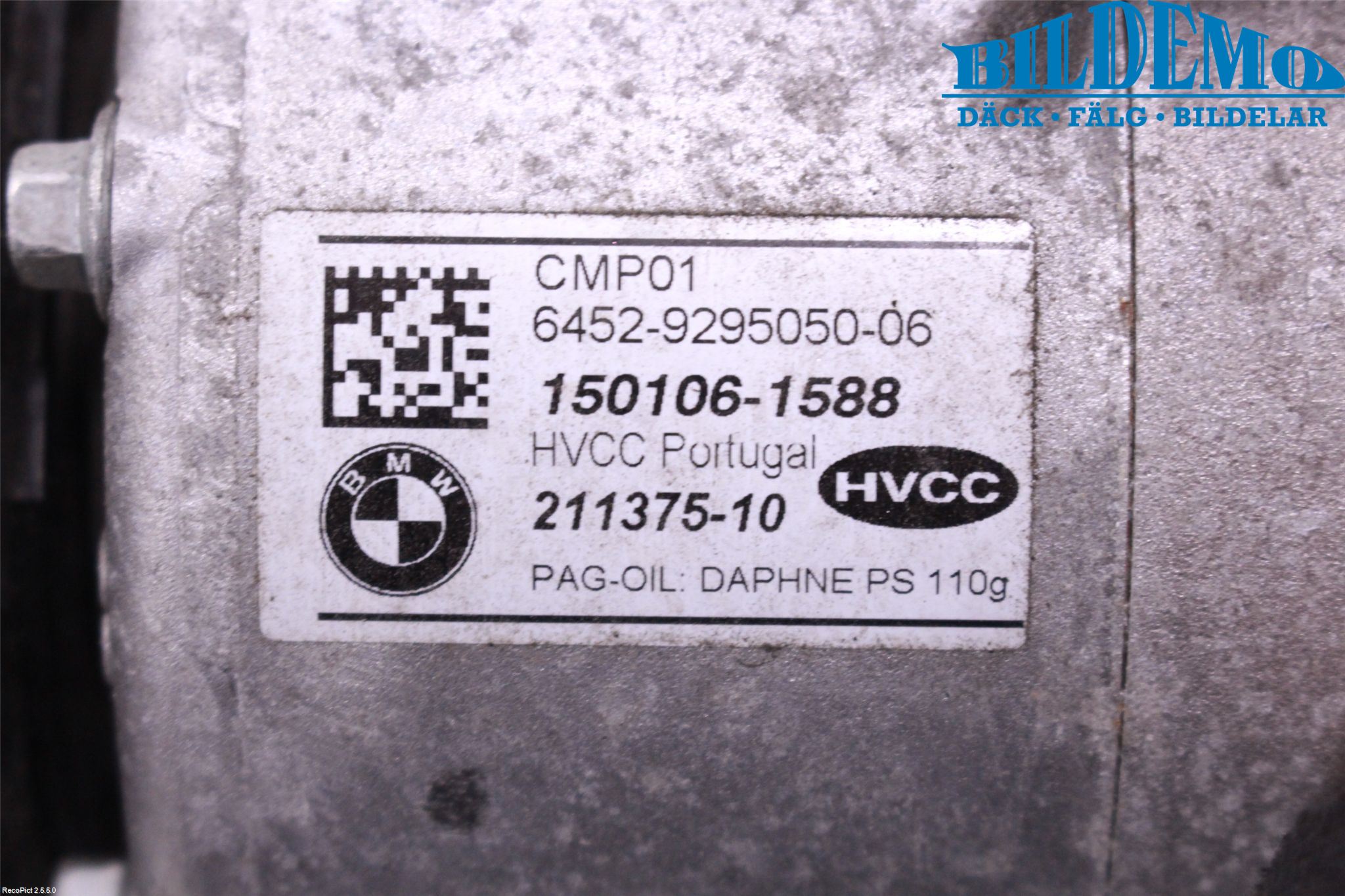 BMW X3 F25 10-17 Ac Kompressor