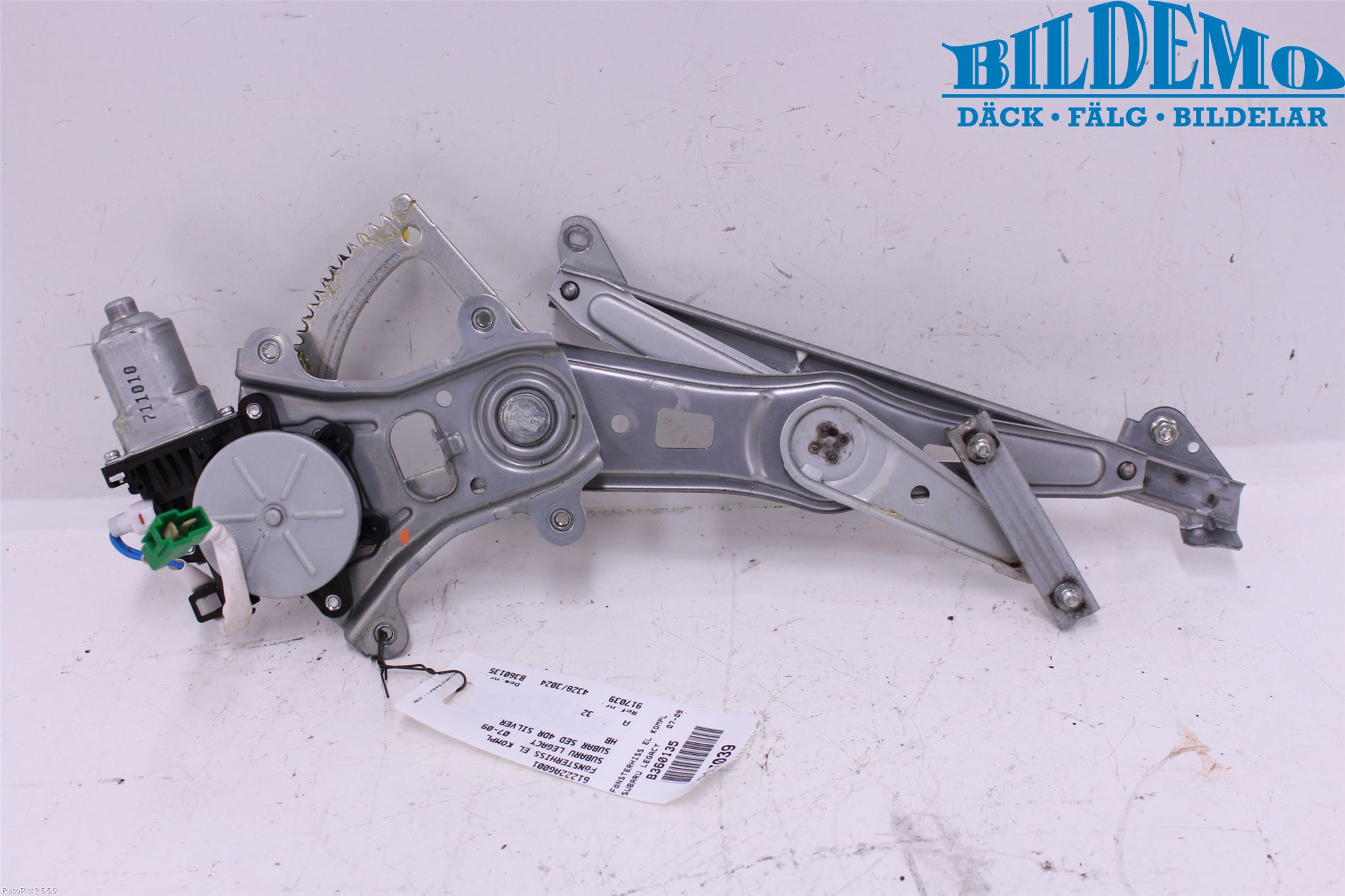 Subaru LEGACY    07-09 Fönsterhiss El Kompl