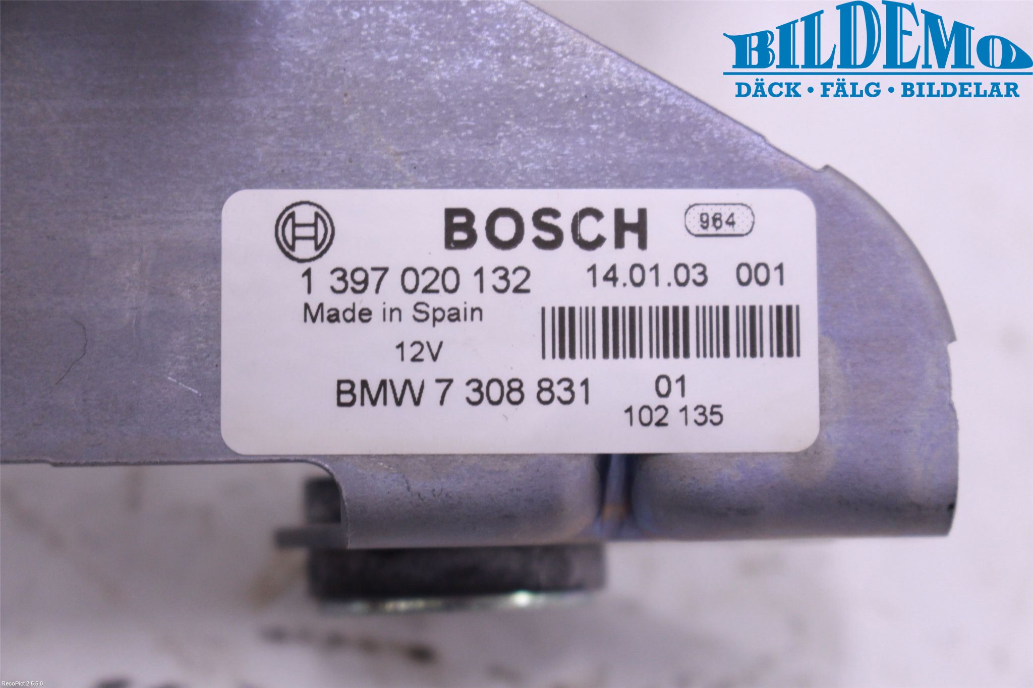BMW 5 F10/F11/F18 09-17 Låskista Baklucka