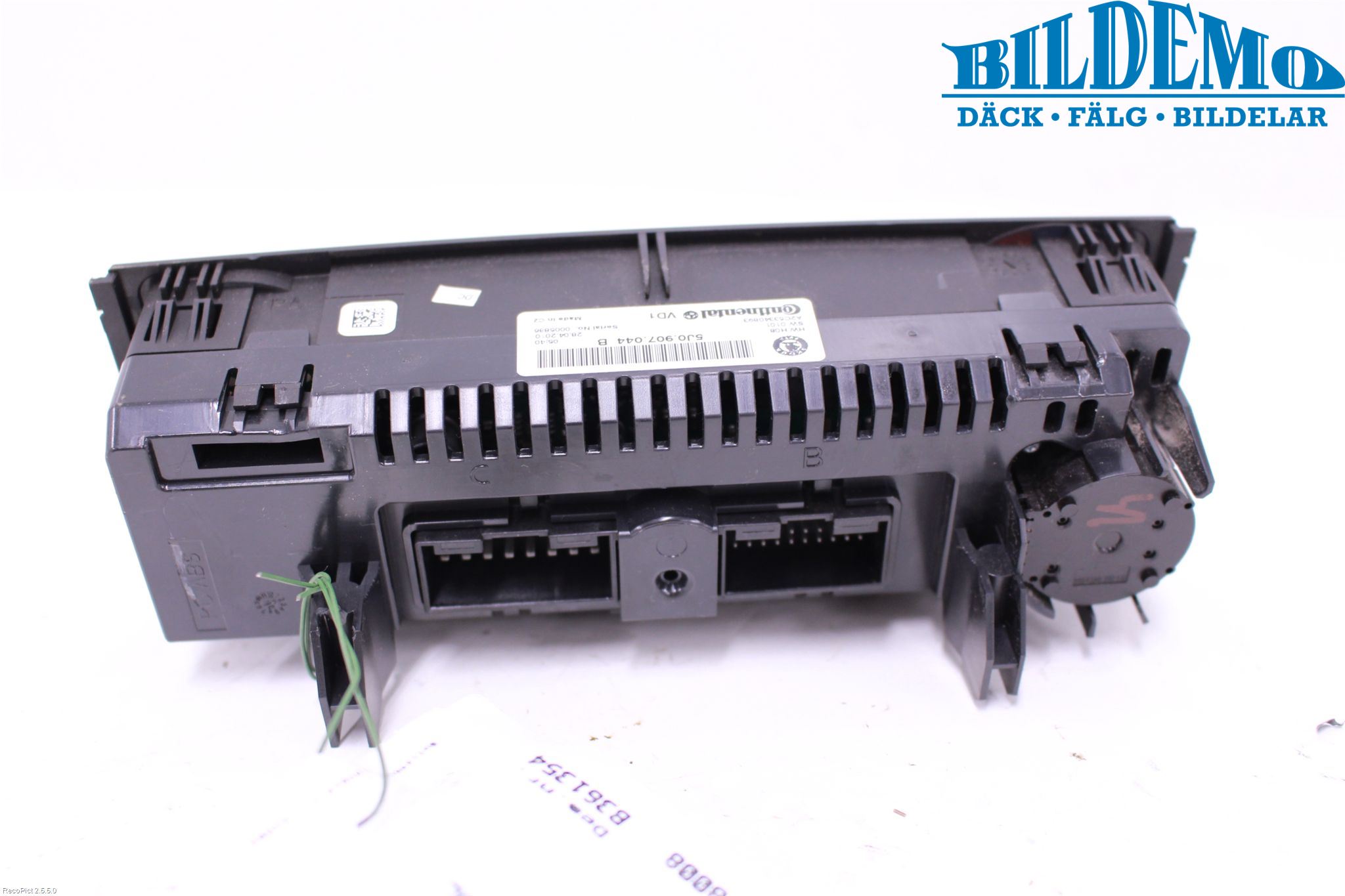 Skoda ROOMSTER Ac Styrenhet Ac Manöveren