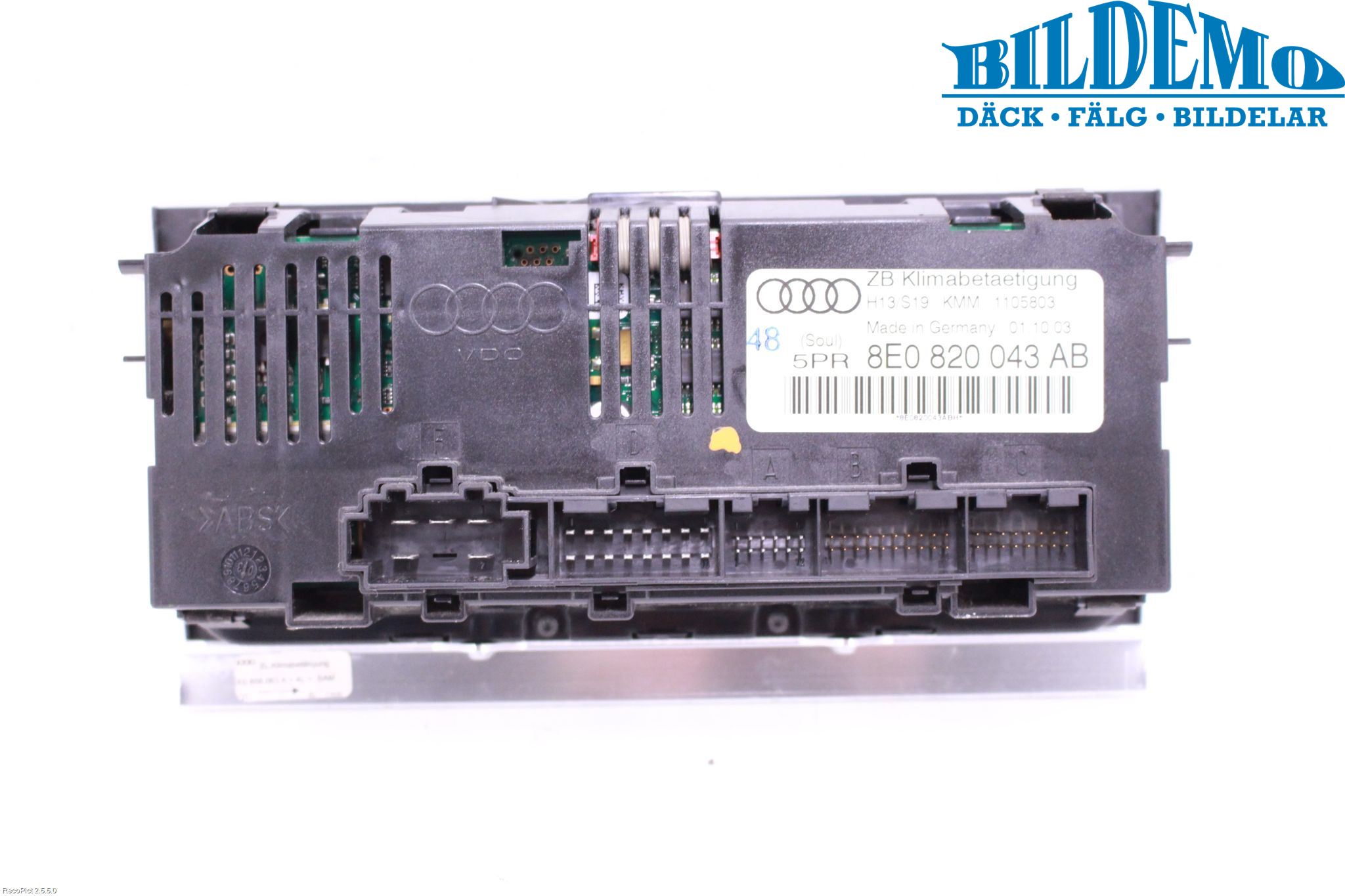 Audi A4/S4 01-05 Ac Styrenhet Ac Manöveren