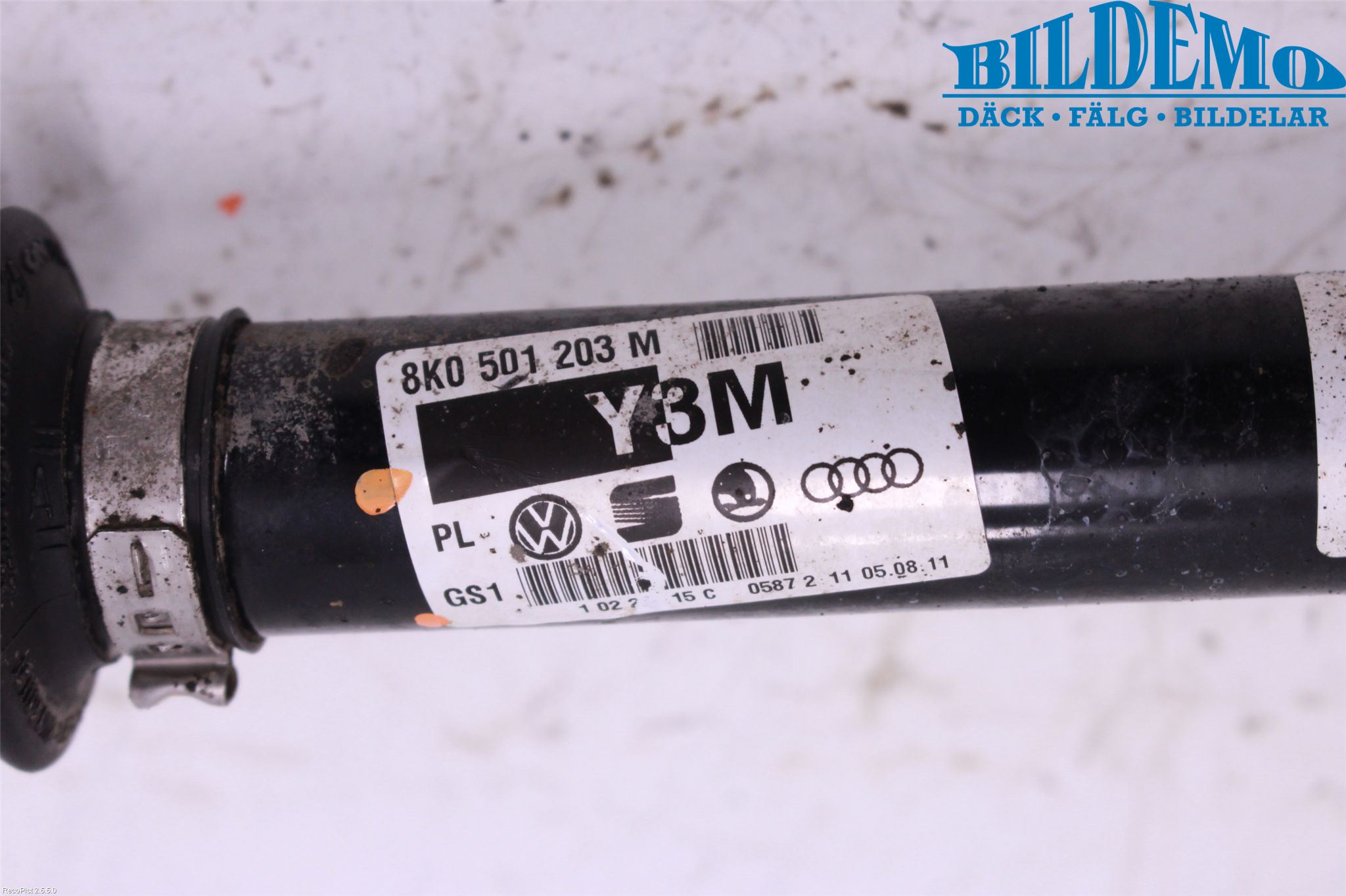 Audi A4/S4 08-11 Drivaxel Bak Höger