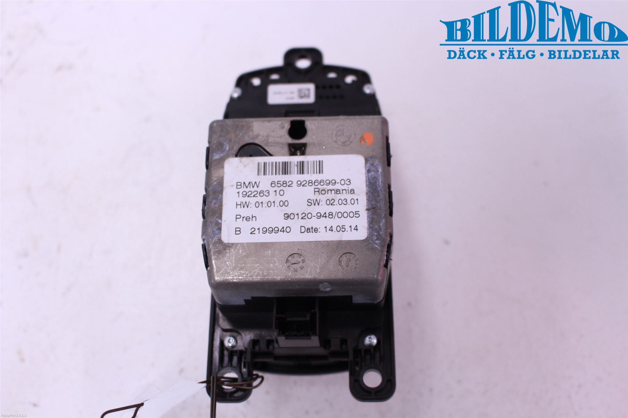BMW 5 F10/F11/F18 09-17 Strömställare Multifunktion