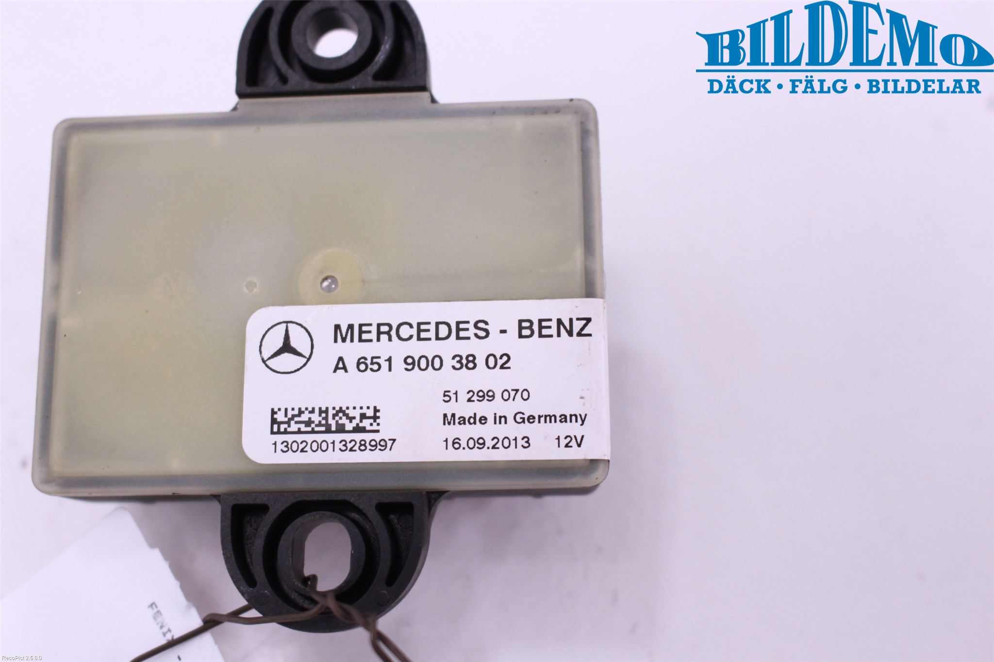 Mercedes-Benz MB SPRINTER (W906) 06-18 Relä Glödning Diesel