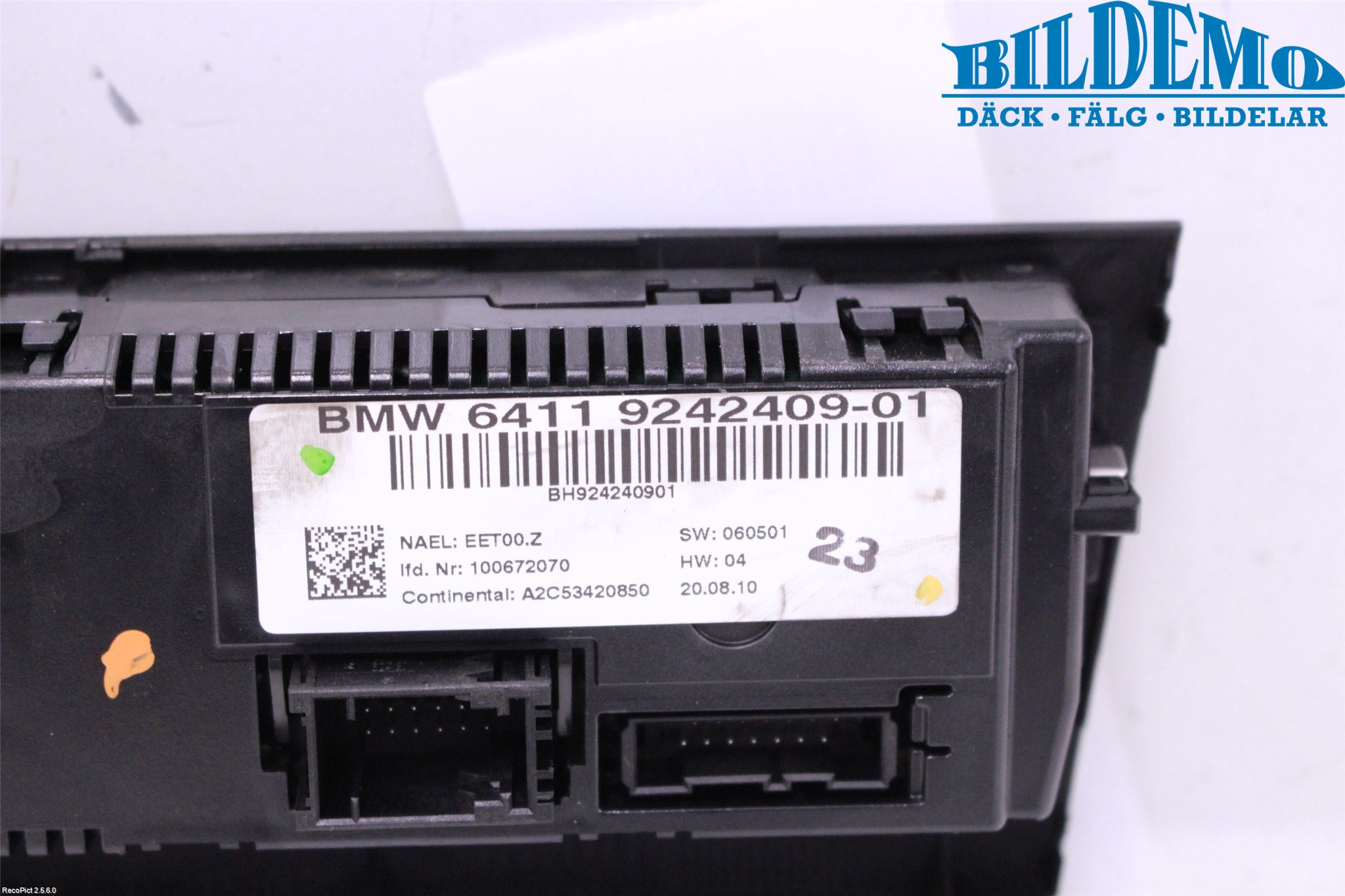 BMW X1 E84 10-15 Ac Styrenhet Ac Manöveren