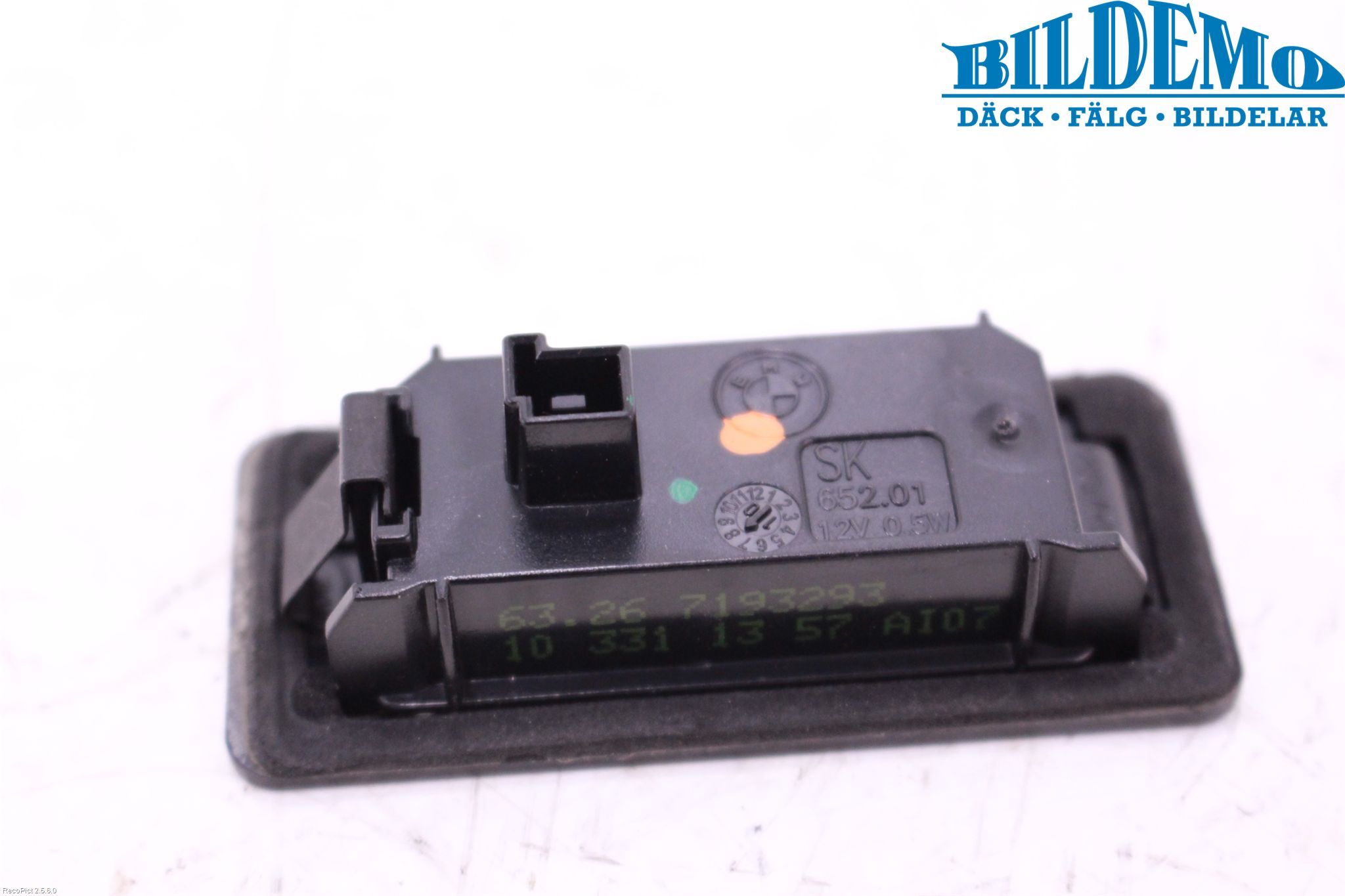 BMW X1 E84 10-15 Skylt Belysning