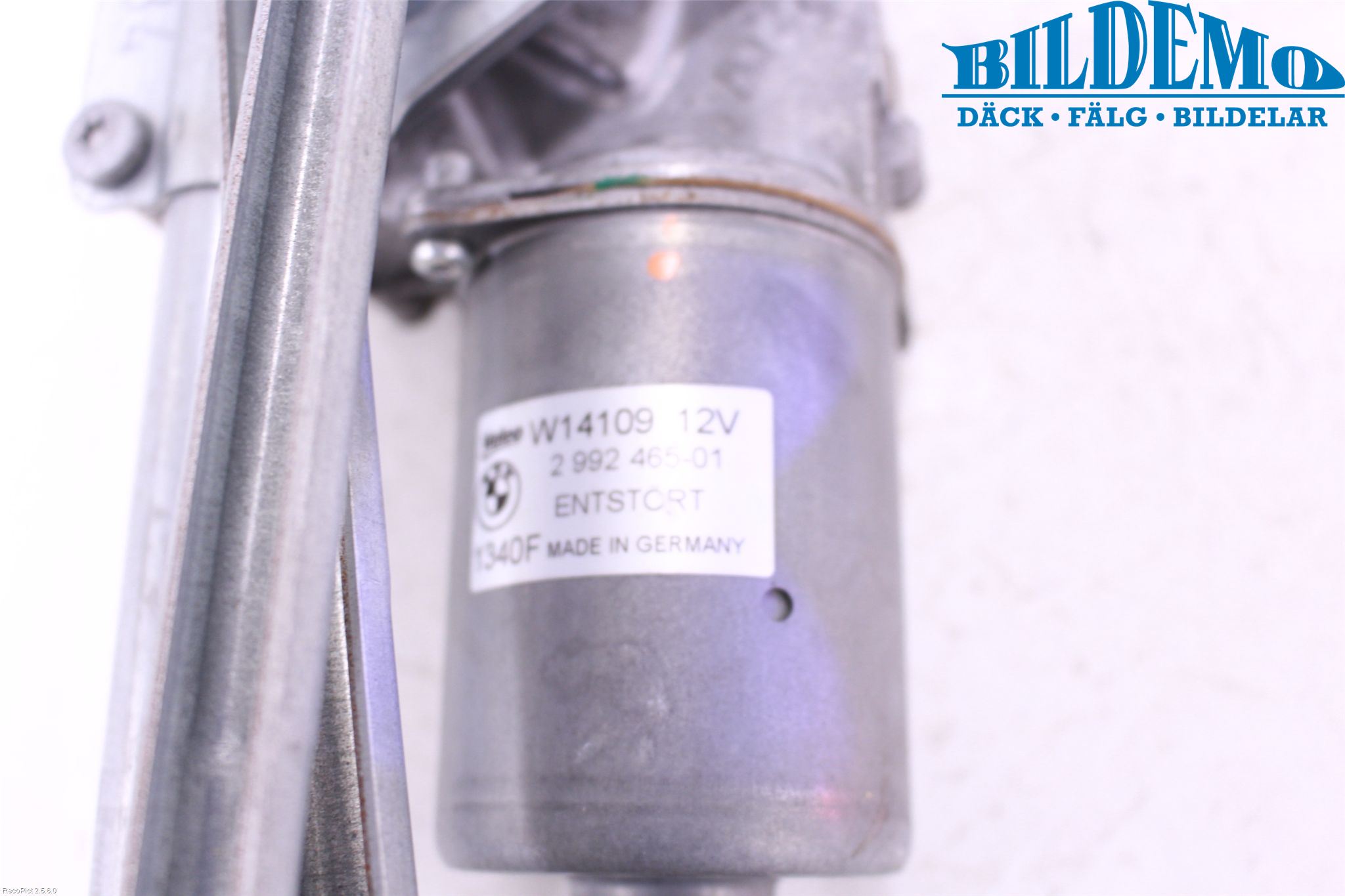 BMW X1 E84 10-15 Torkarmekanism Vindruta