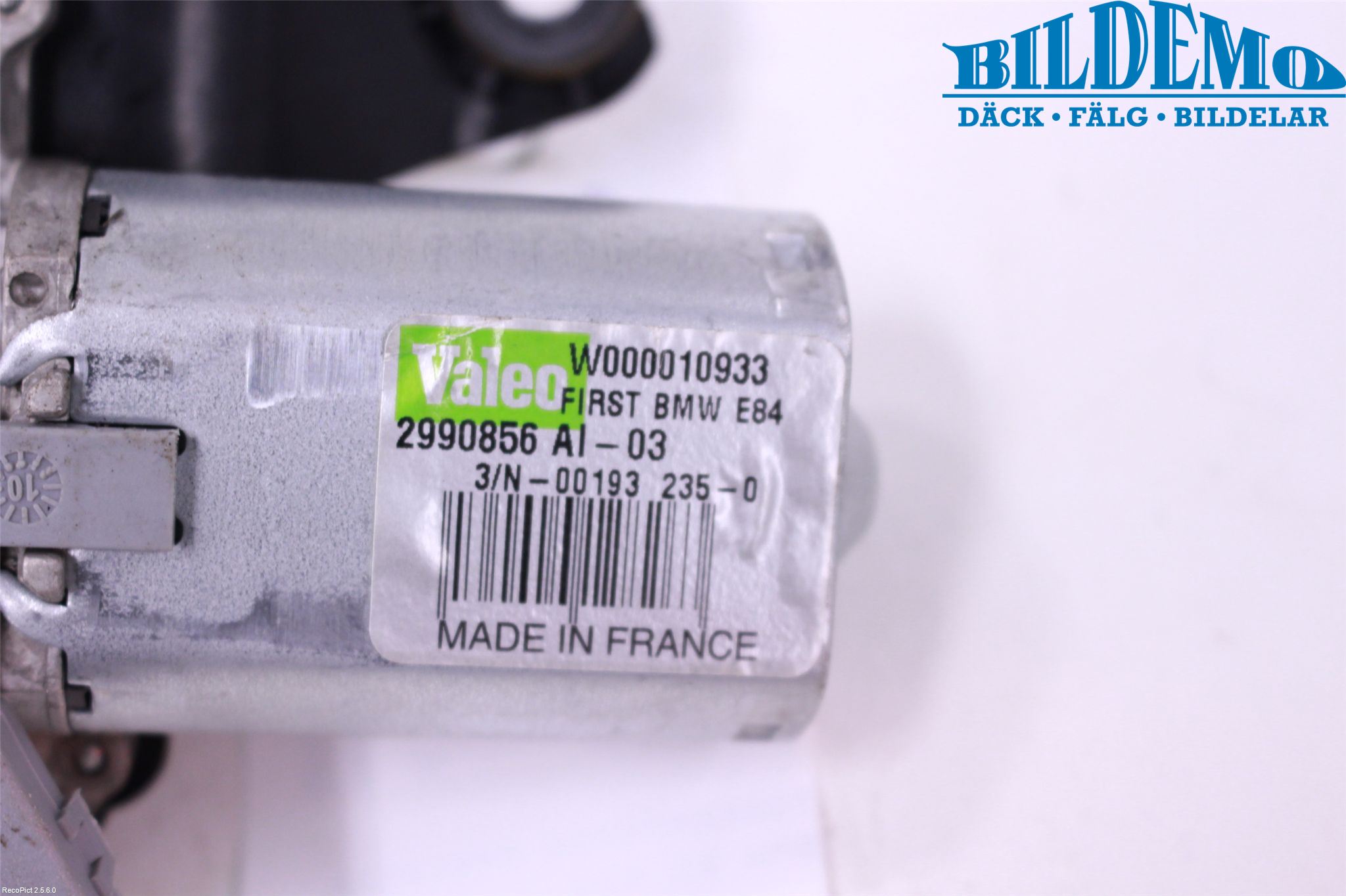 BMW X1 E84 10-15 Torkarmotor Baklucka