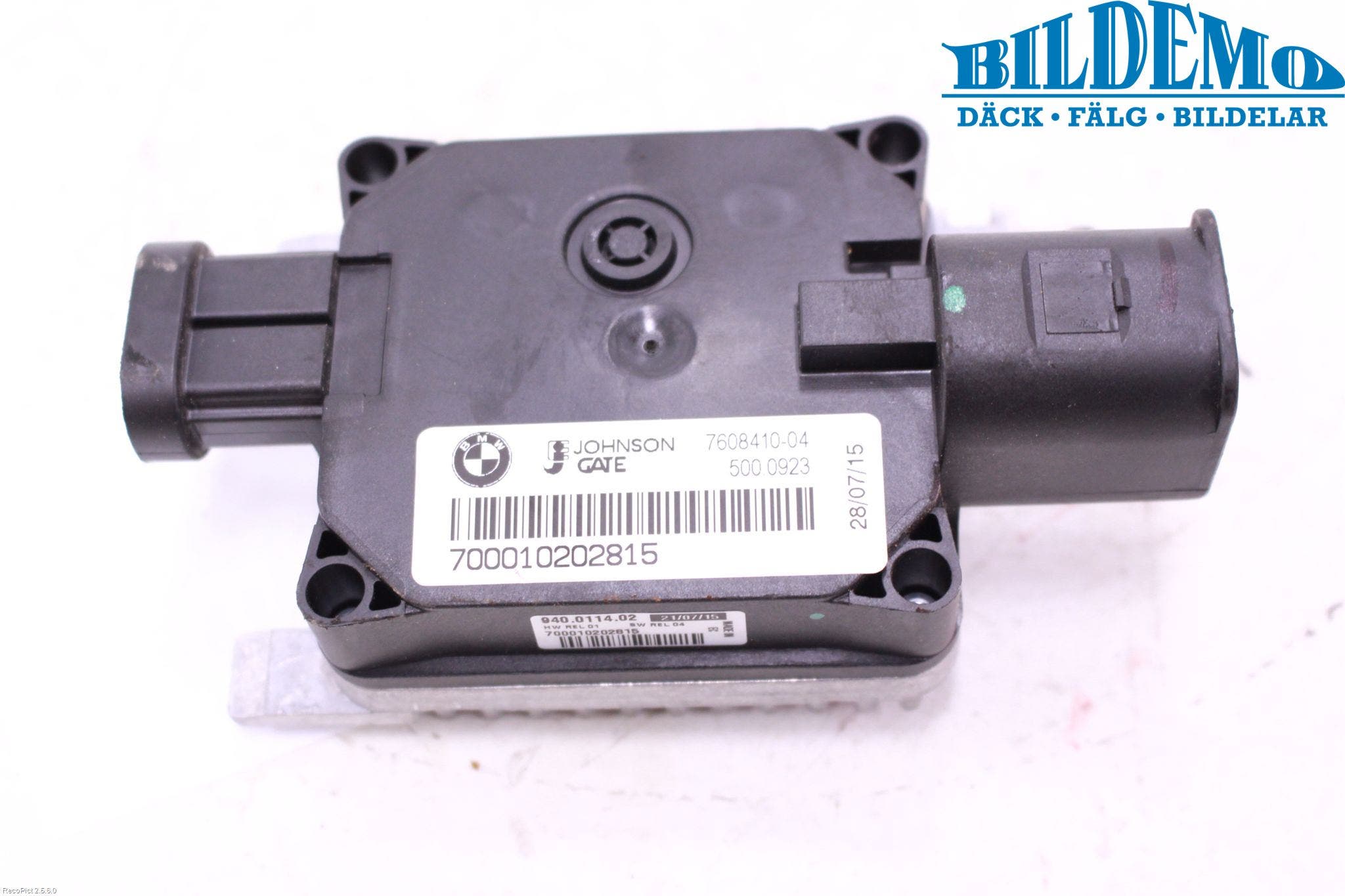 BMW 1 F20/F21 11-19 Relä Kylfläkt