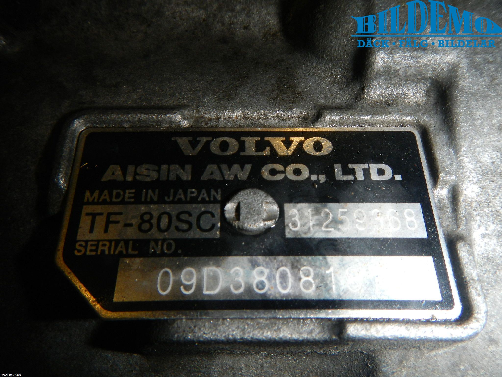 Volvo V70 08-13 Växellåda Automat