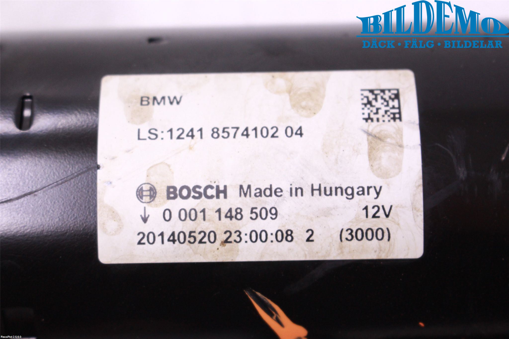 BMW 5 F10/F11/F18 09-17 Startmotor Diesel