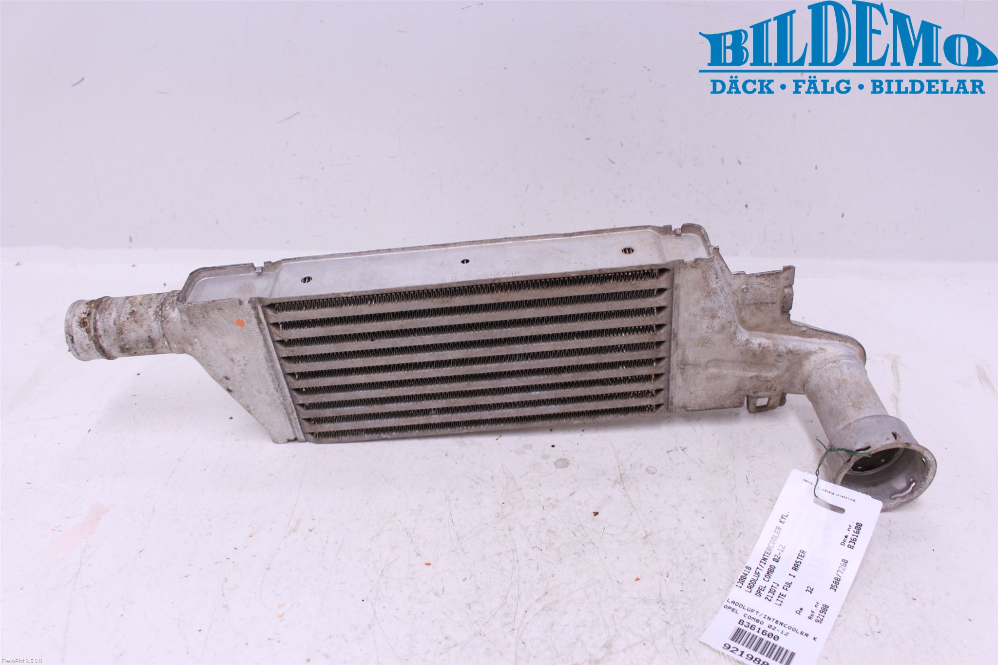 Opel COMBO 02-12 Laddluft-Intercooler Kyl