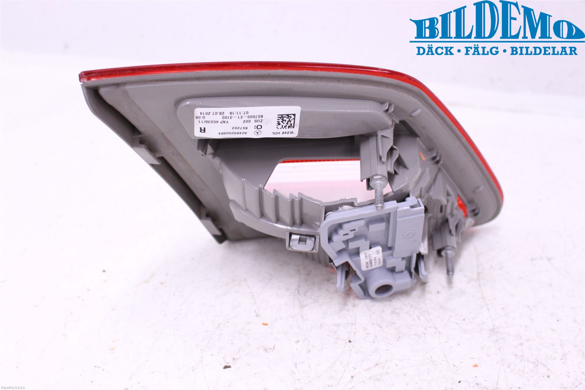 Mercedes-Benz MB B-KLASS (W246/W242) 12-19 Bakljus Lucka Hö