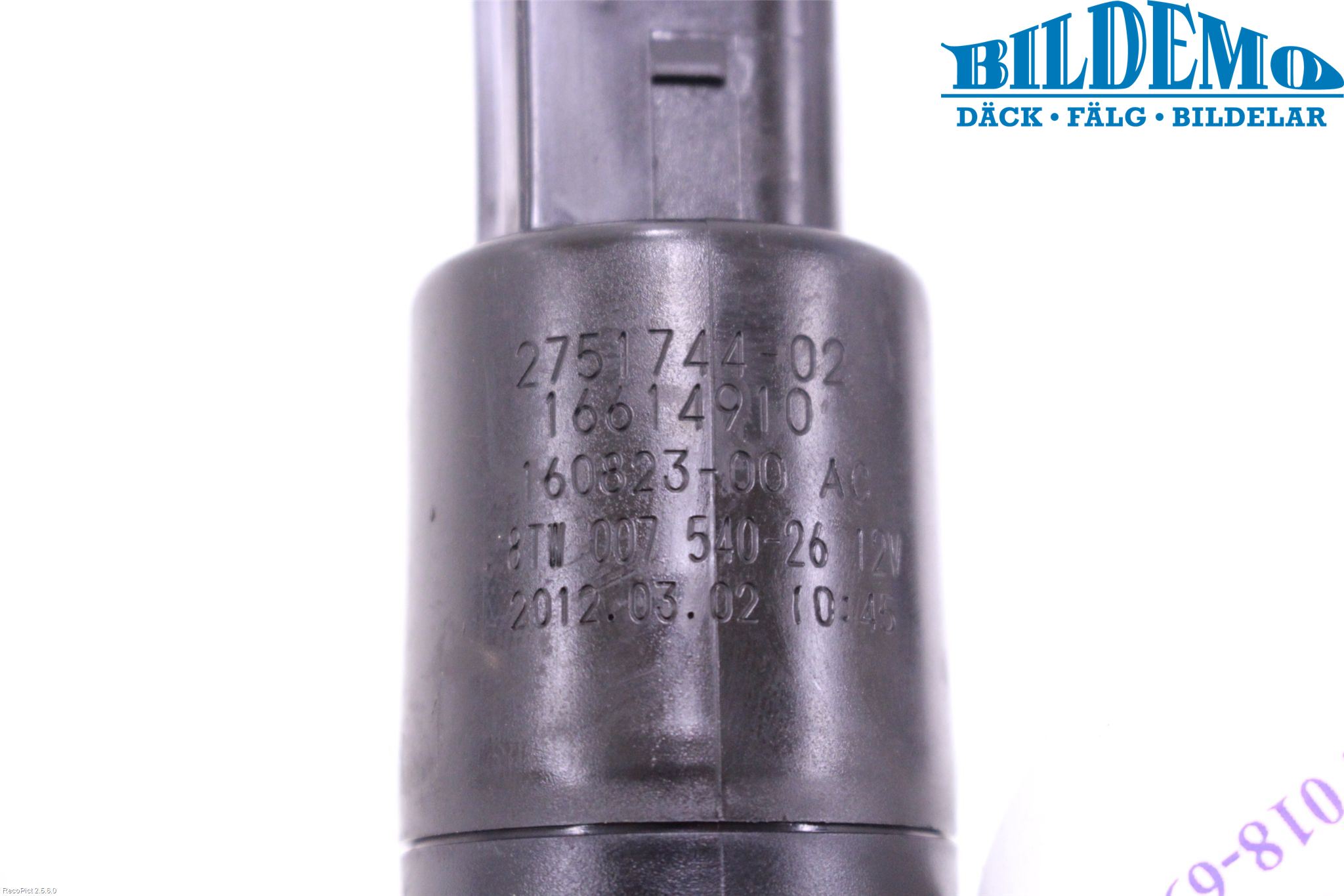 Mini COUPE R58 10-15 Spolarpump Högtryck