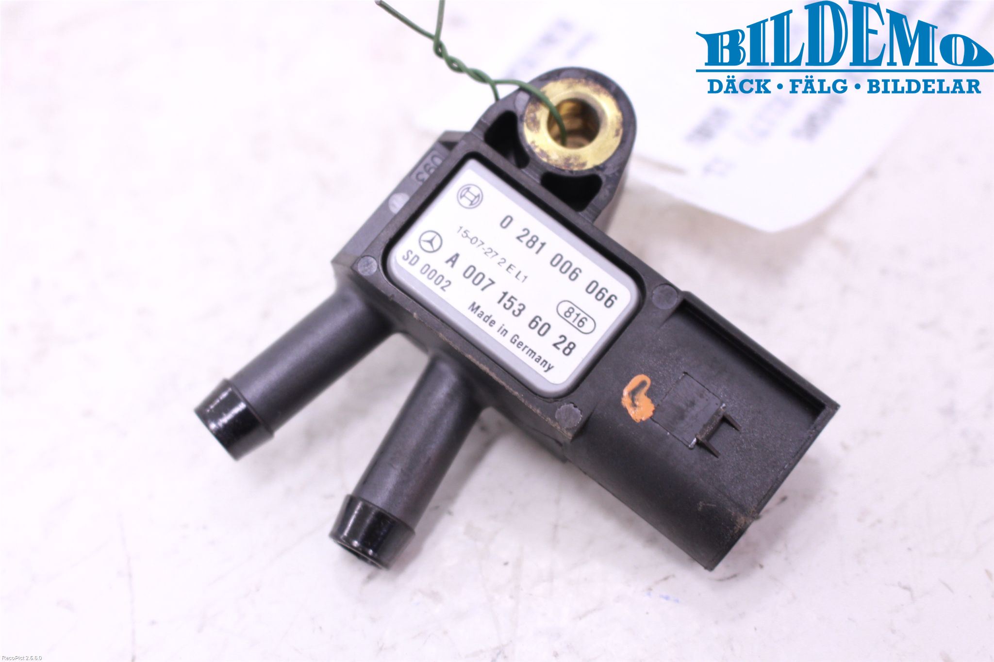 Mercedes-Benz MB CLA-KLASS (C117/X117) 13-19 Givare Temp-Tryck Avgas