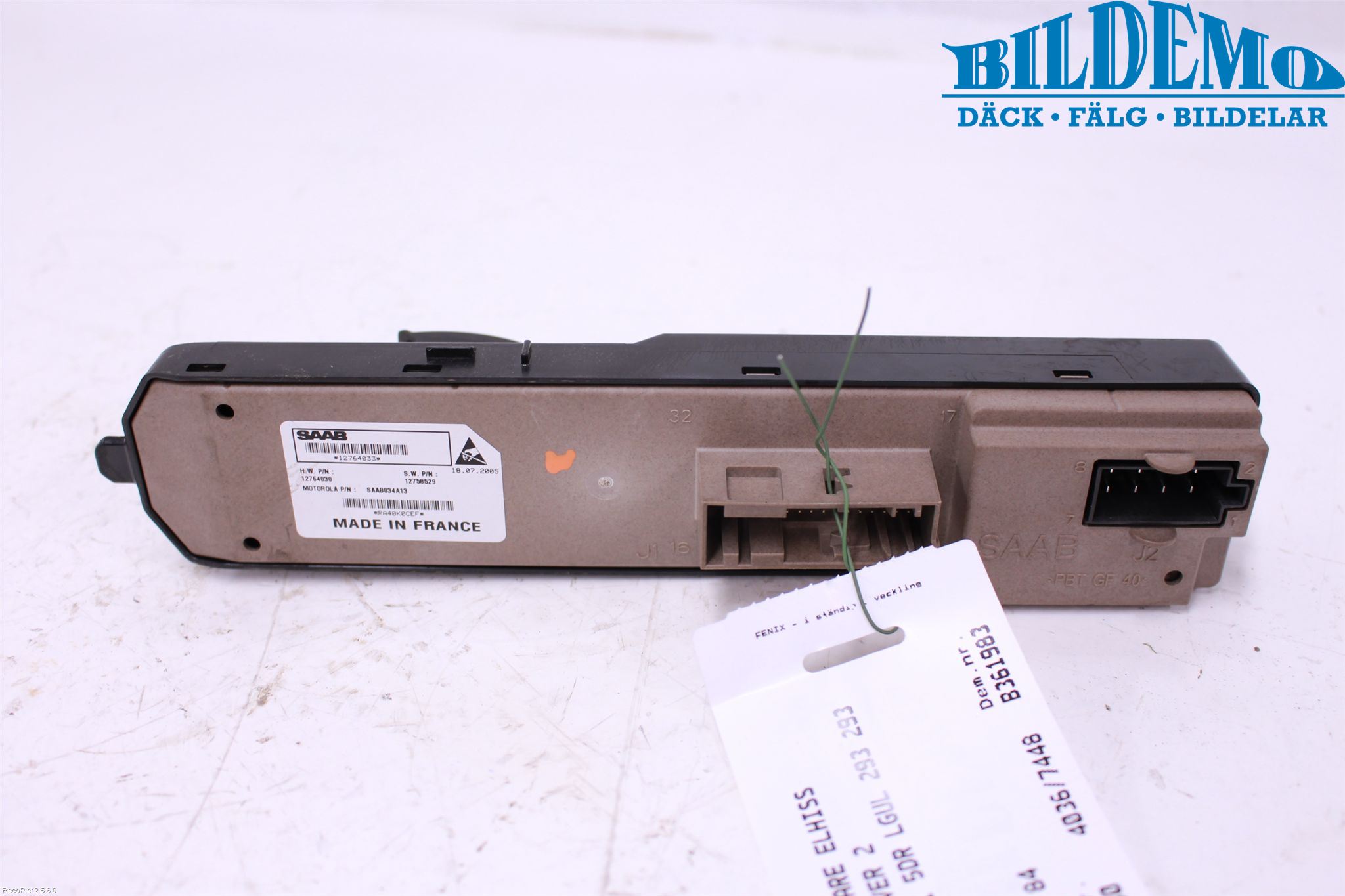 Saab 9-3 VER 2 Strömställare Elhiss